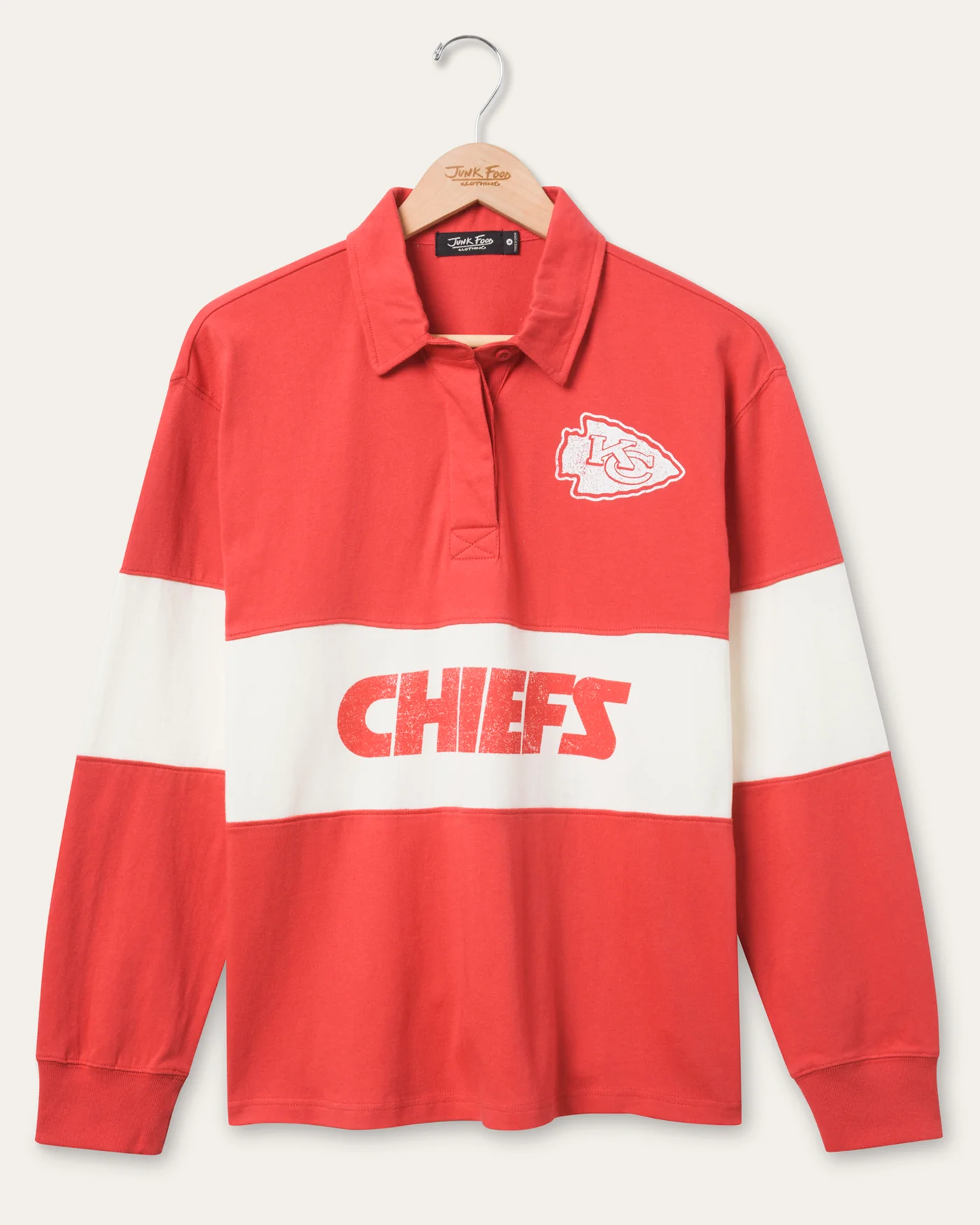Women's Kansas City Chiefs Rugby Long Sleeve