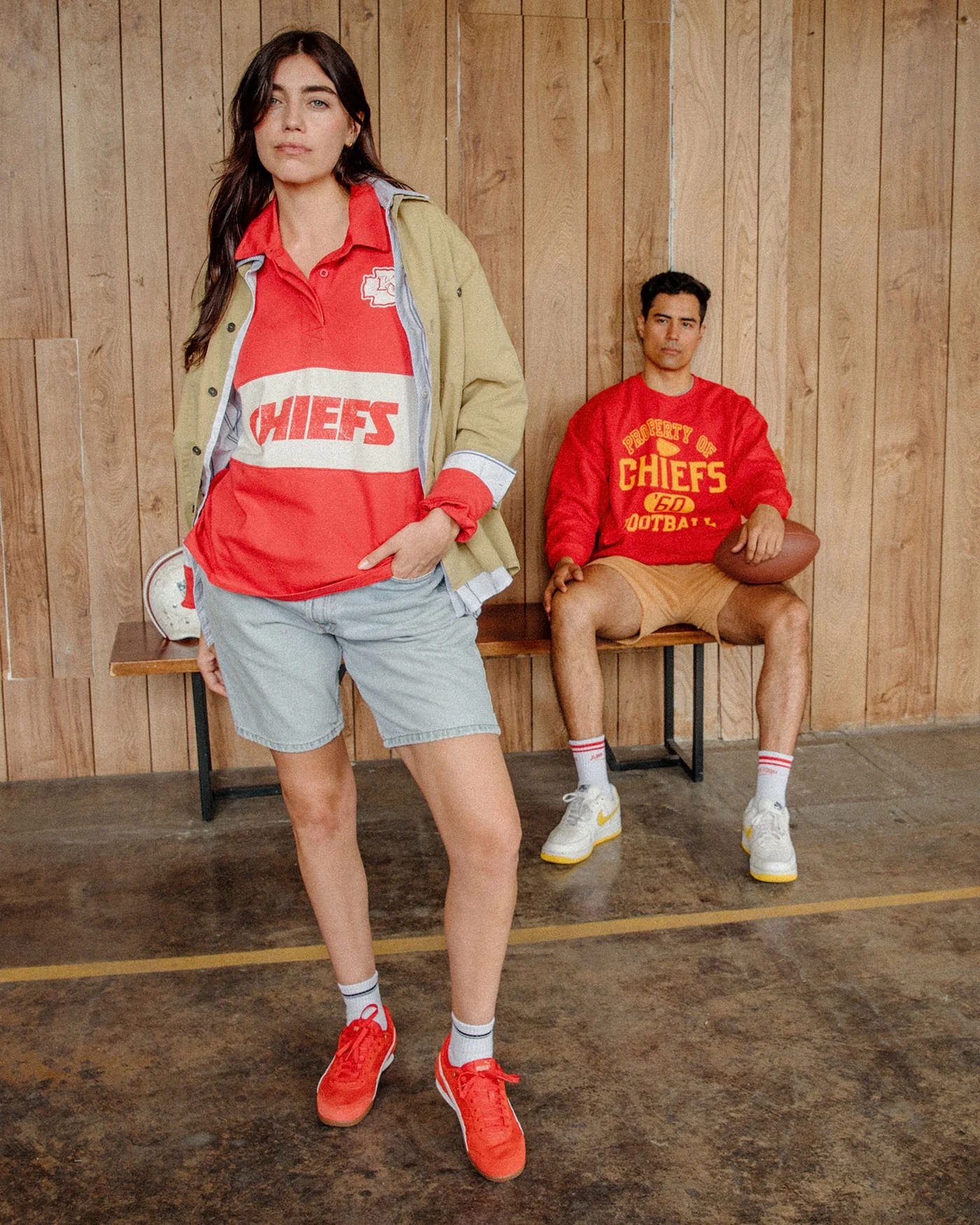 Women's Kansas City Chiefs Rugby Long Sleeve - Image 2