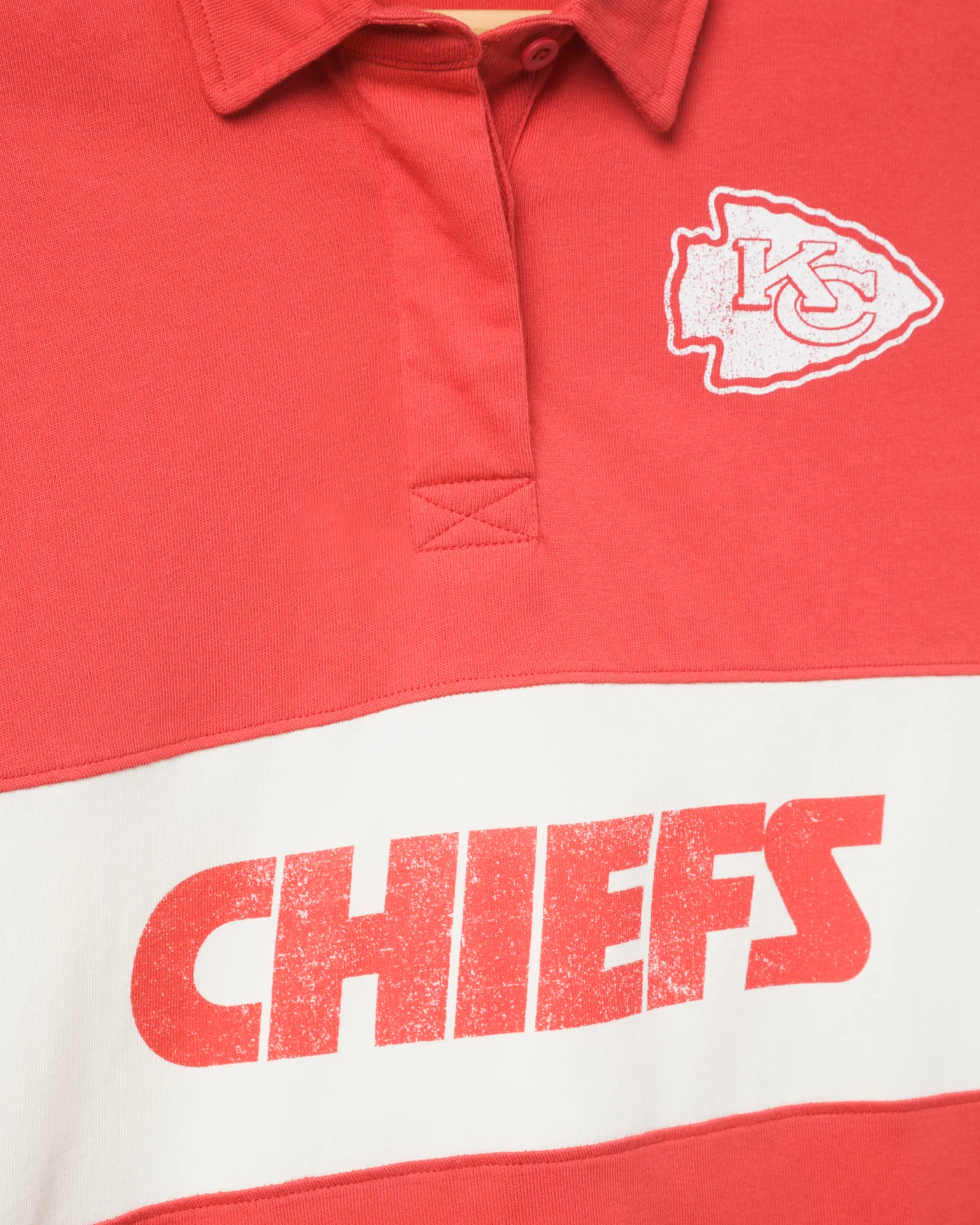 Women's Kansas City Chiefs Rugby Long Sleeve - Image 5