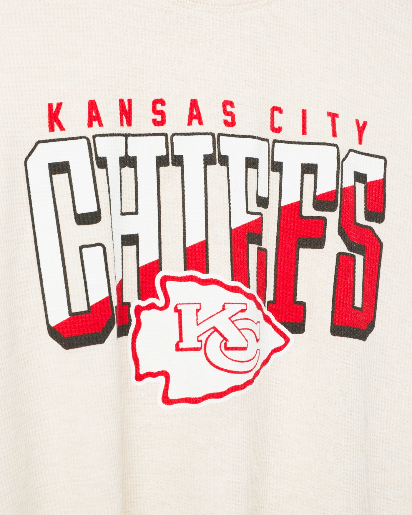 Women's Kansas City Chiefs Slant Crop Thermal - Image 5
