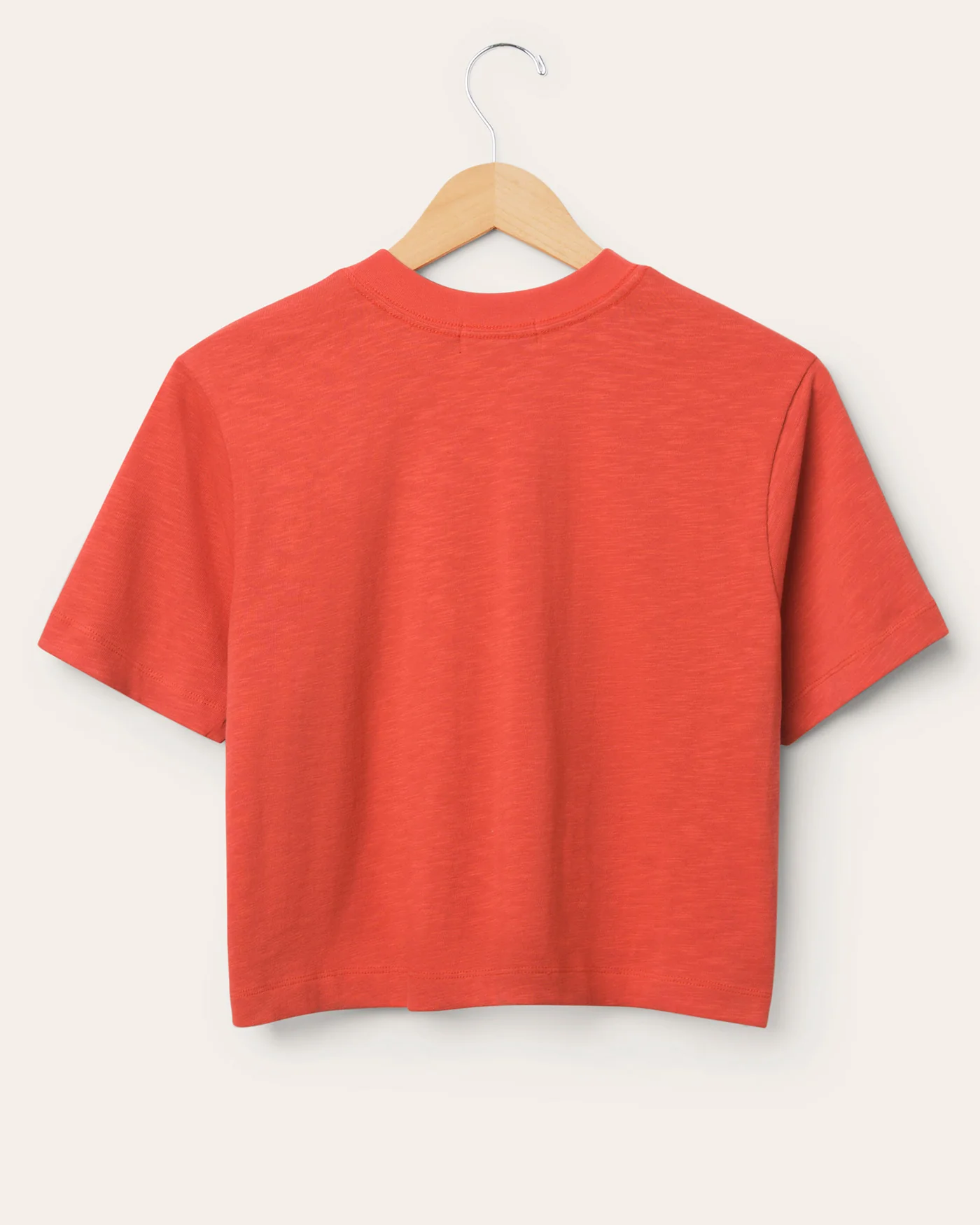 Women's Kansas City Chiefs Thrill Mock Neck Crop Tee - Image 2