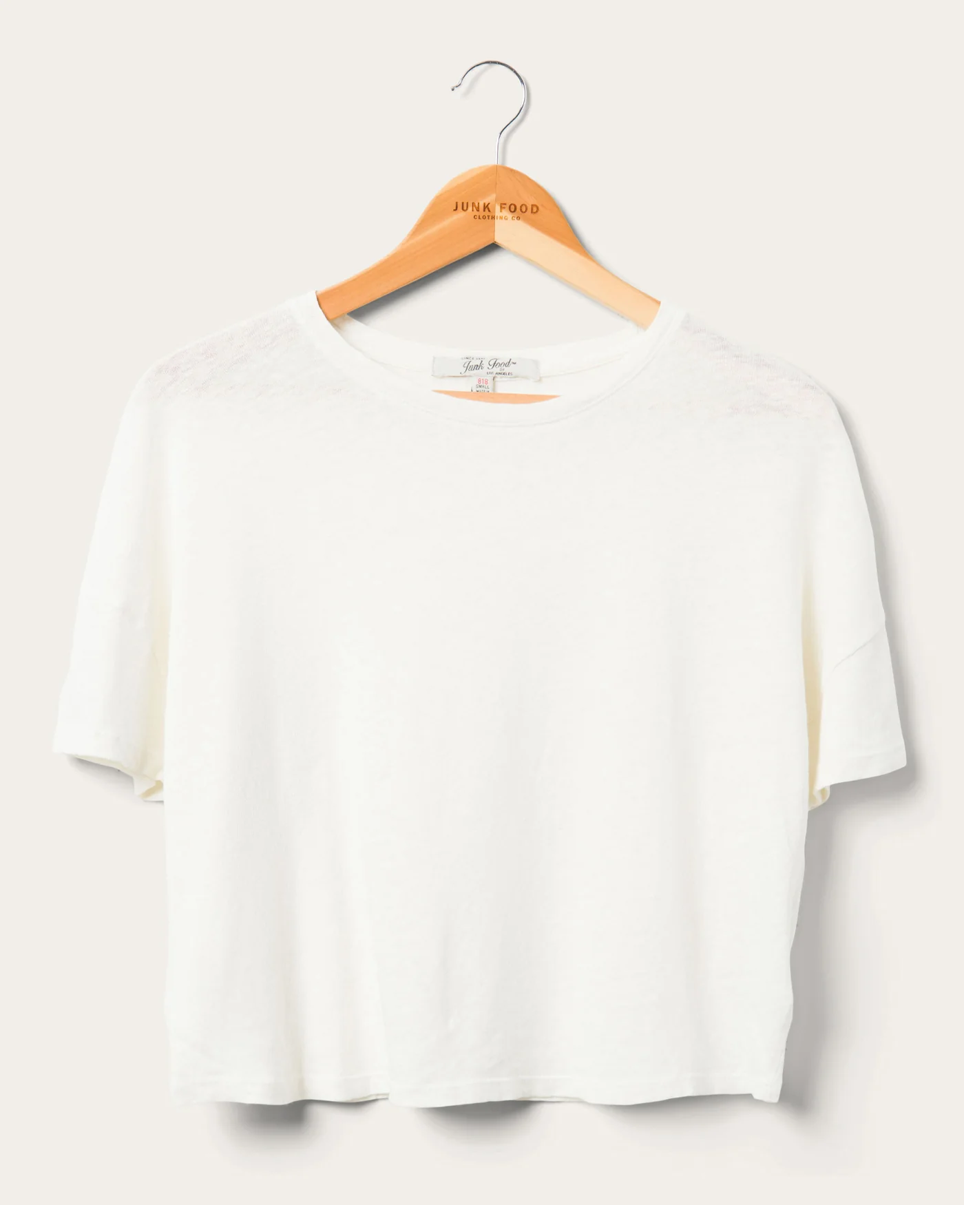 Women's Linen Crop Tee