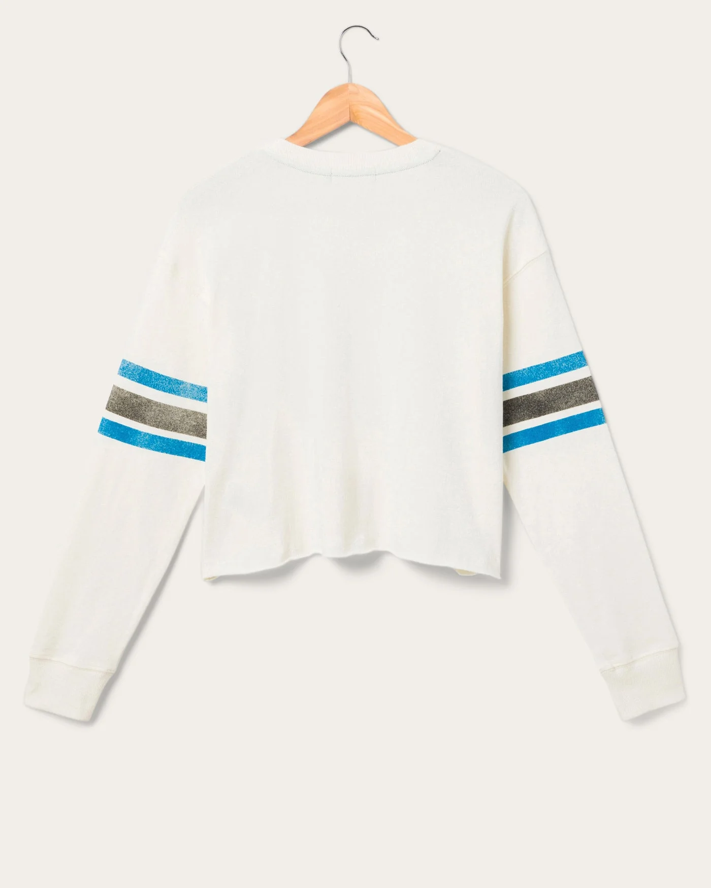 Women's Detroit Lions Kickoff Crop Crew Fleece - Image 2