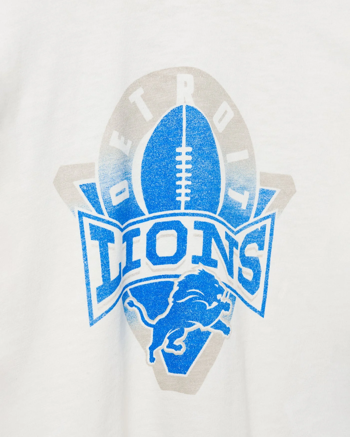 Women's Detroit Lions Mock Neck Crop Tee - Image 3