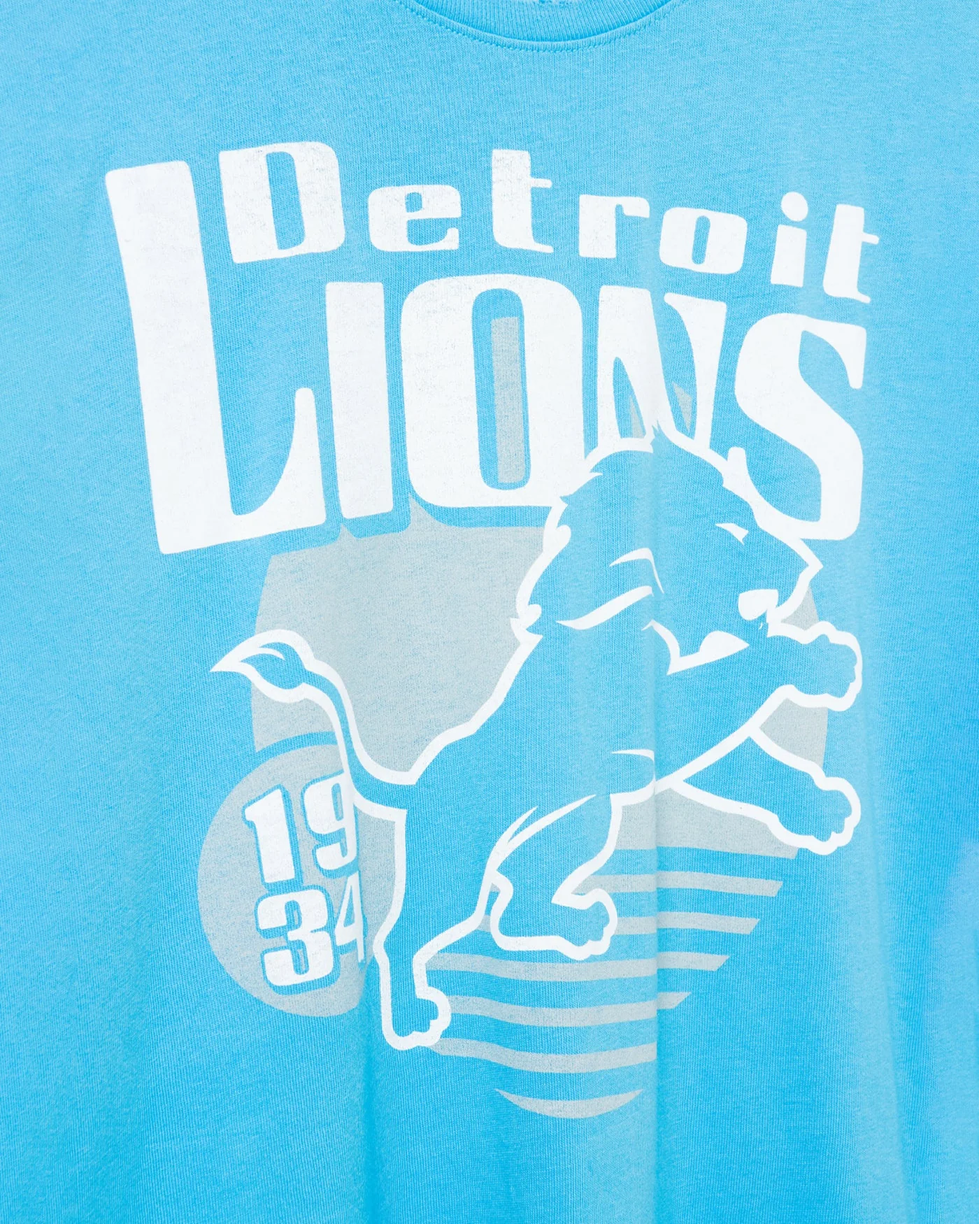 Women's Detroit Lions Sunset Vintage Tee - Image 3
