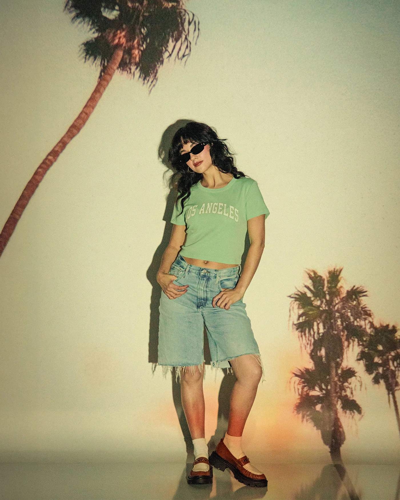 Women's Los Angeles Baby Tee - Image 3