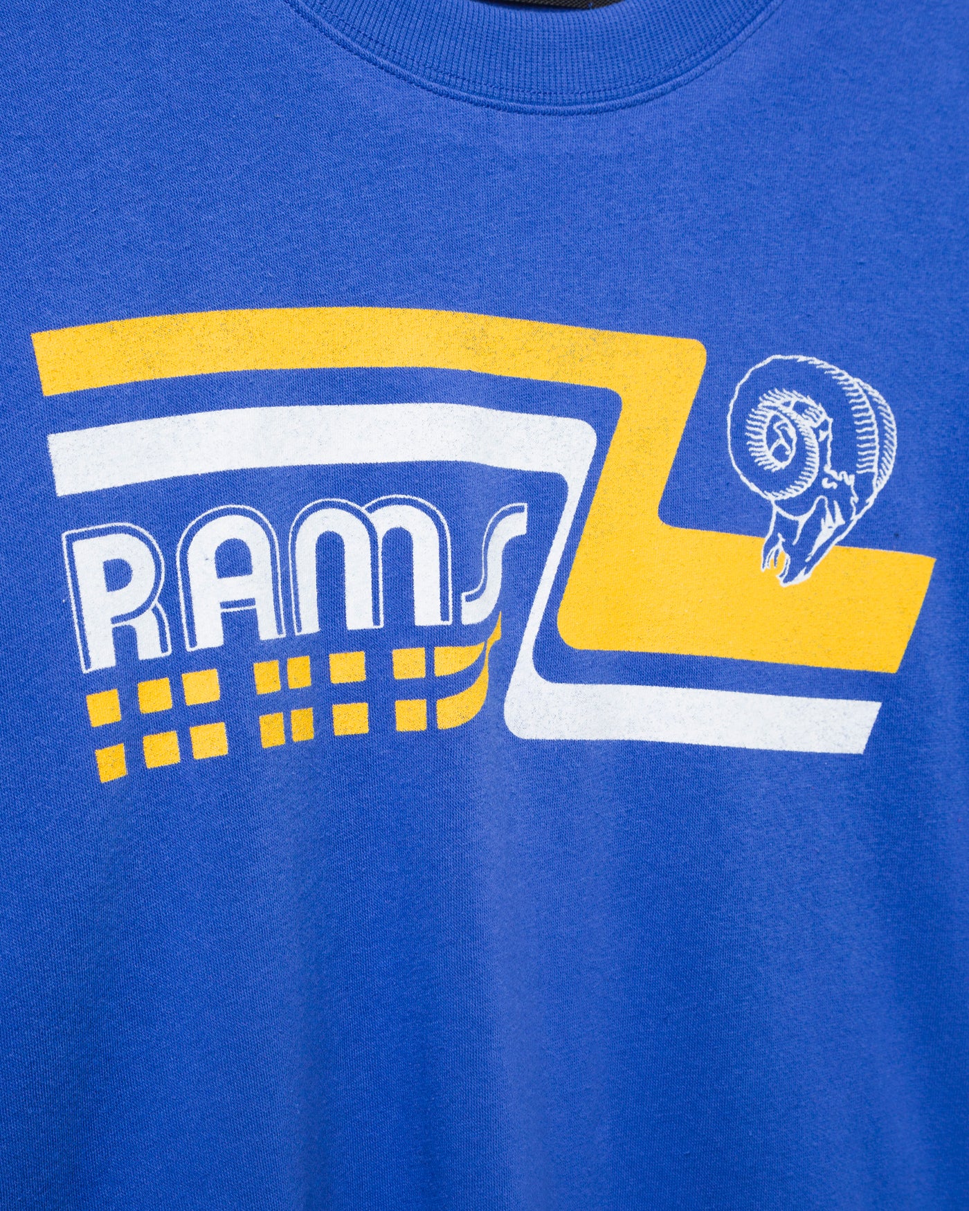 Women's Los Angeles Rams Retro Crop Fleece - Image 3