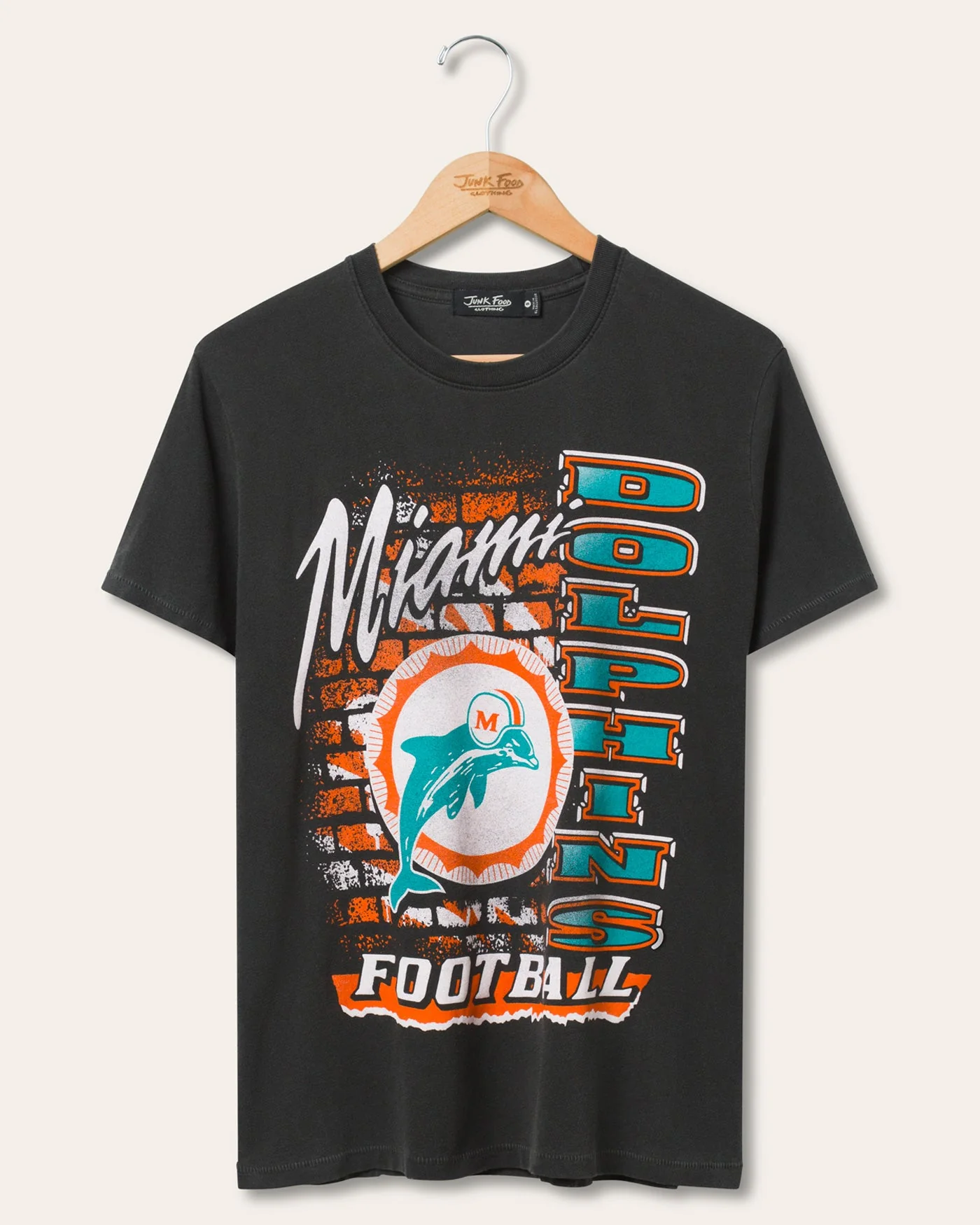 Women's Miami Dolphins Brick Vintage Tee