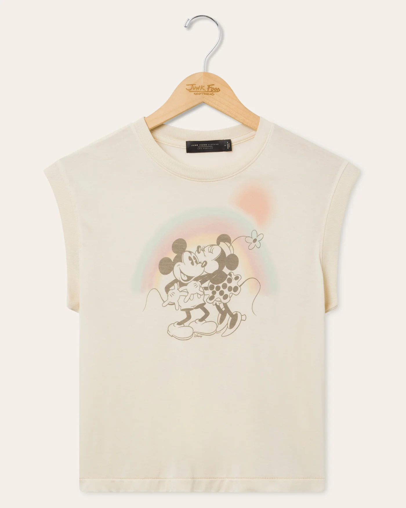 Women's Mickey and Minnie Kiss Vintage Tissue Tank
