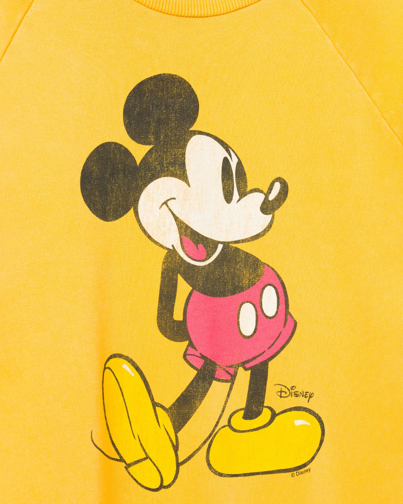 Women's Mickey Mouse Fleece Vintage Raglan Pullover - Image 5