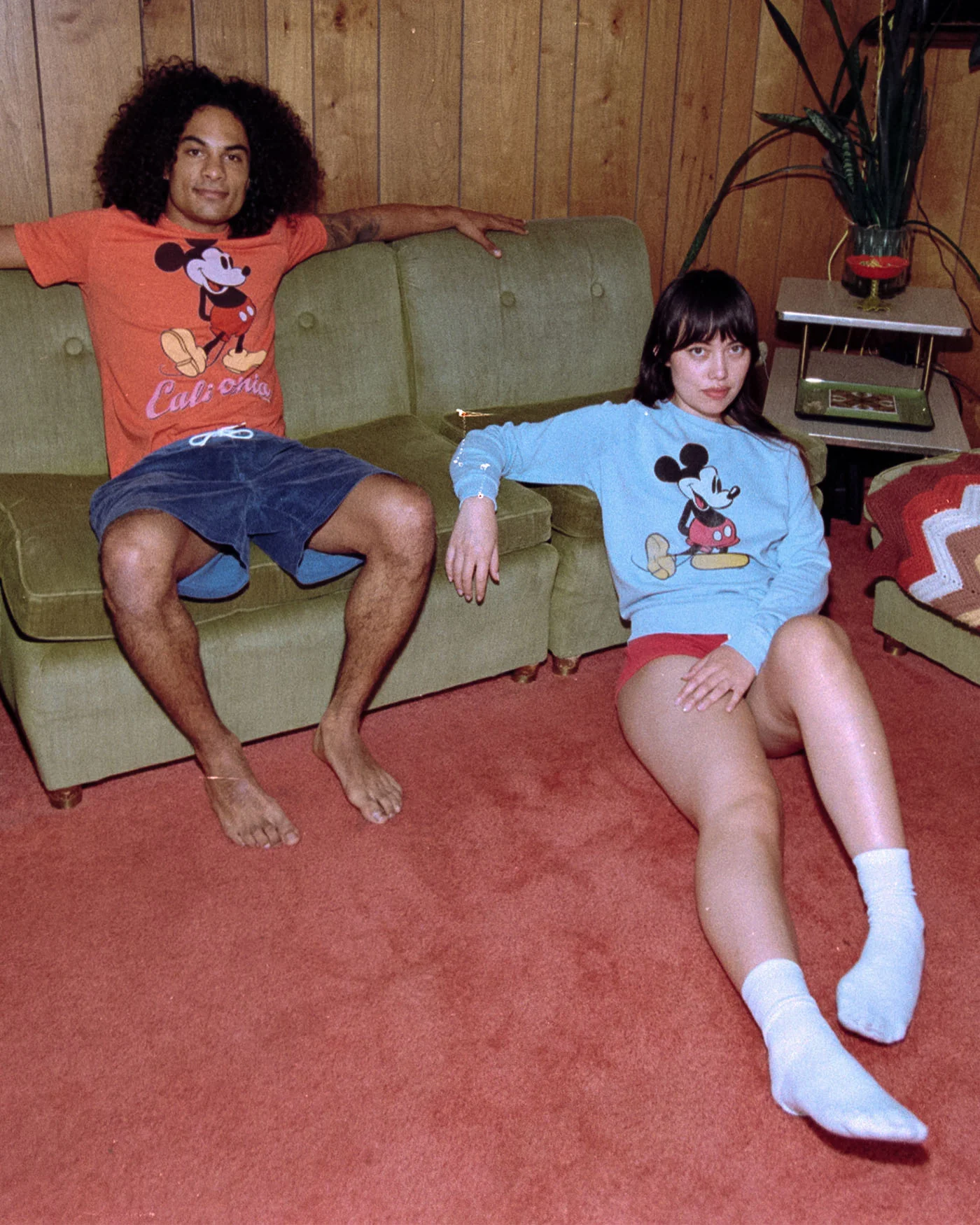 Women's Mickey Raglan Fleece Pullover - Image 2