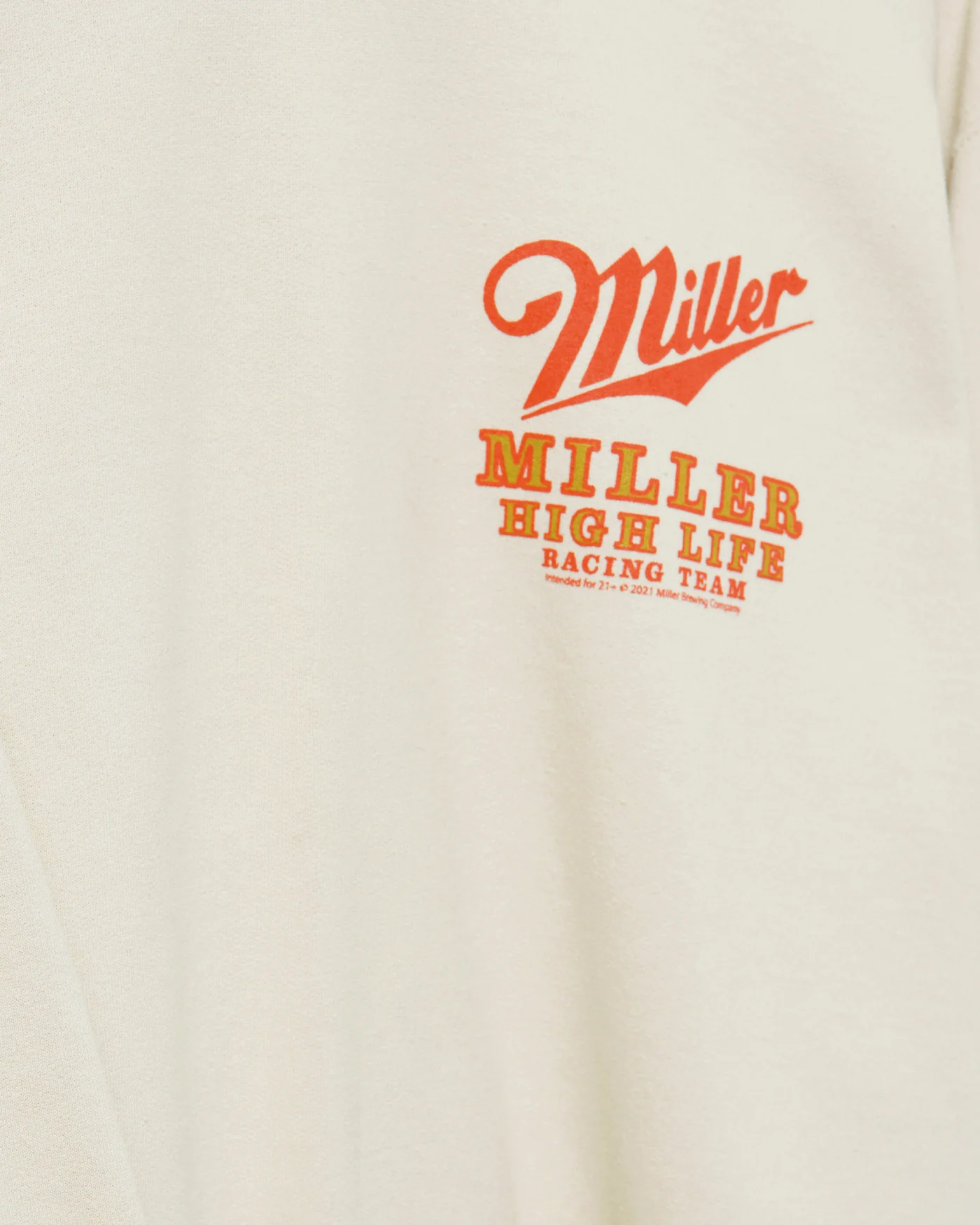 Women's Miller High Life Racing Cropped Flea Market Fleece - Image 5