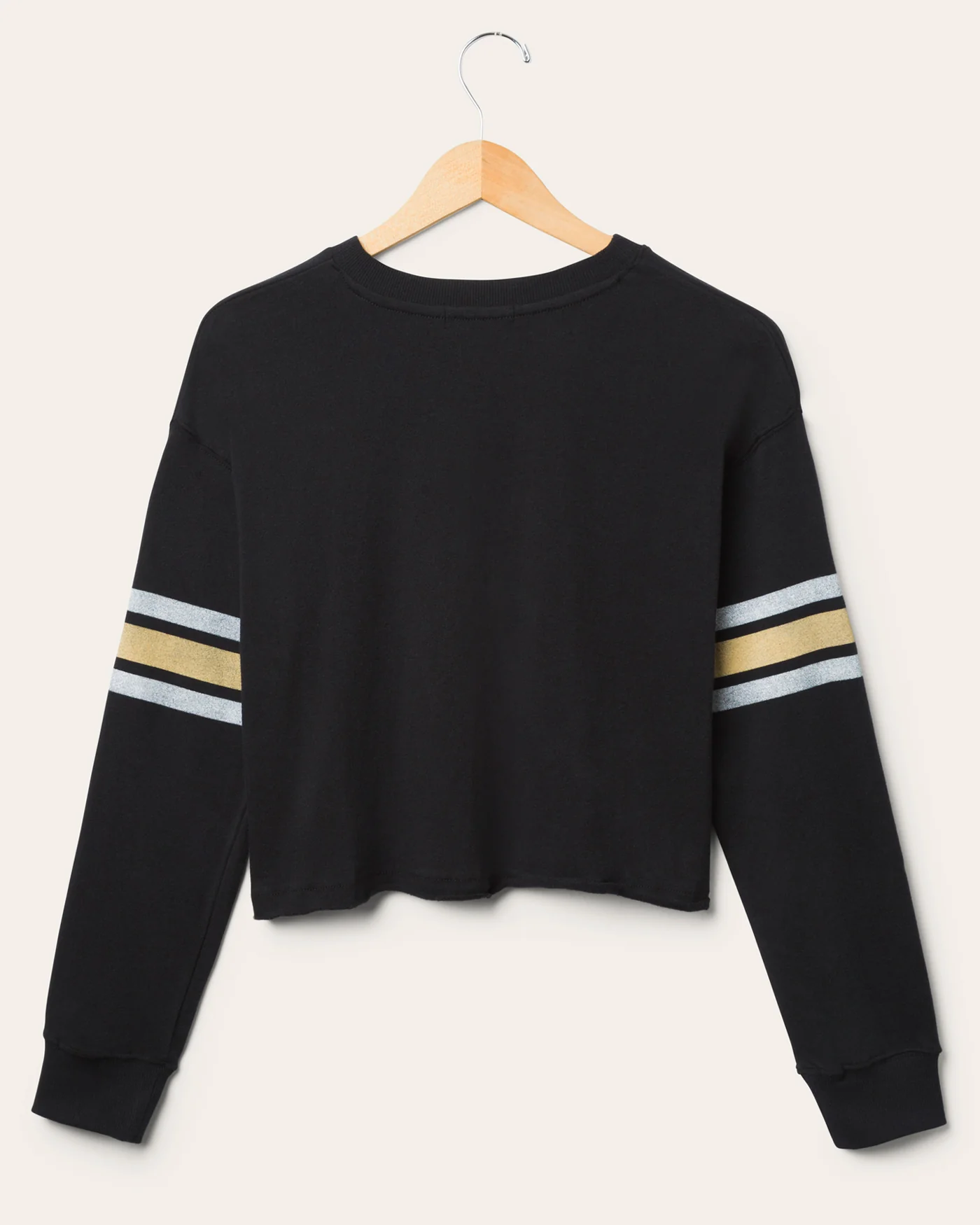Women's New Orleans Saints Retro Crop Fleece - Image 2