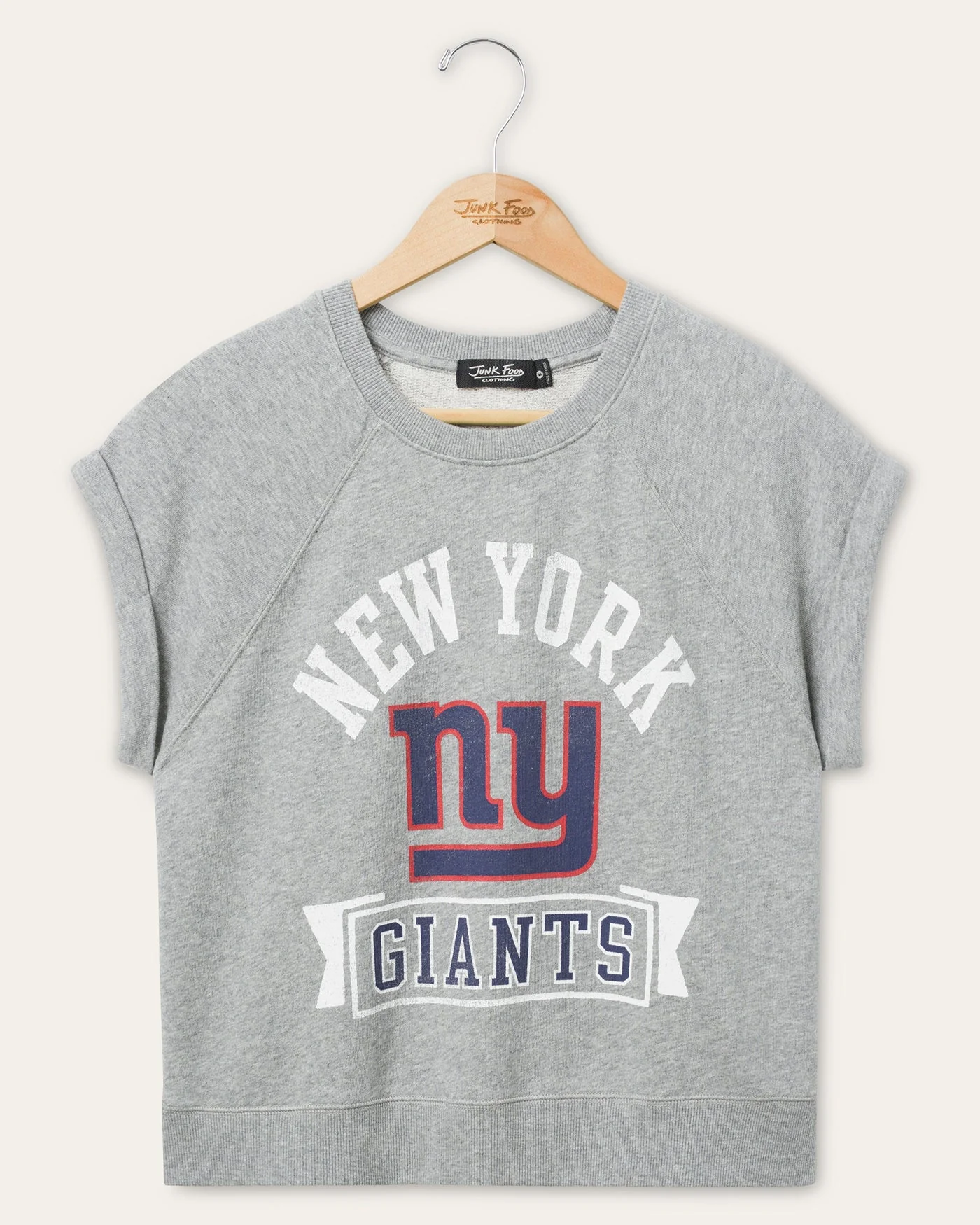 Women's New York Giants Raglan Fleece Tank