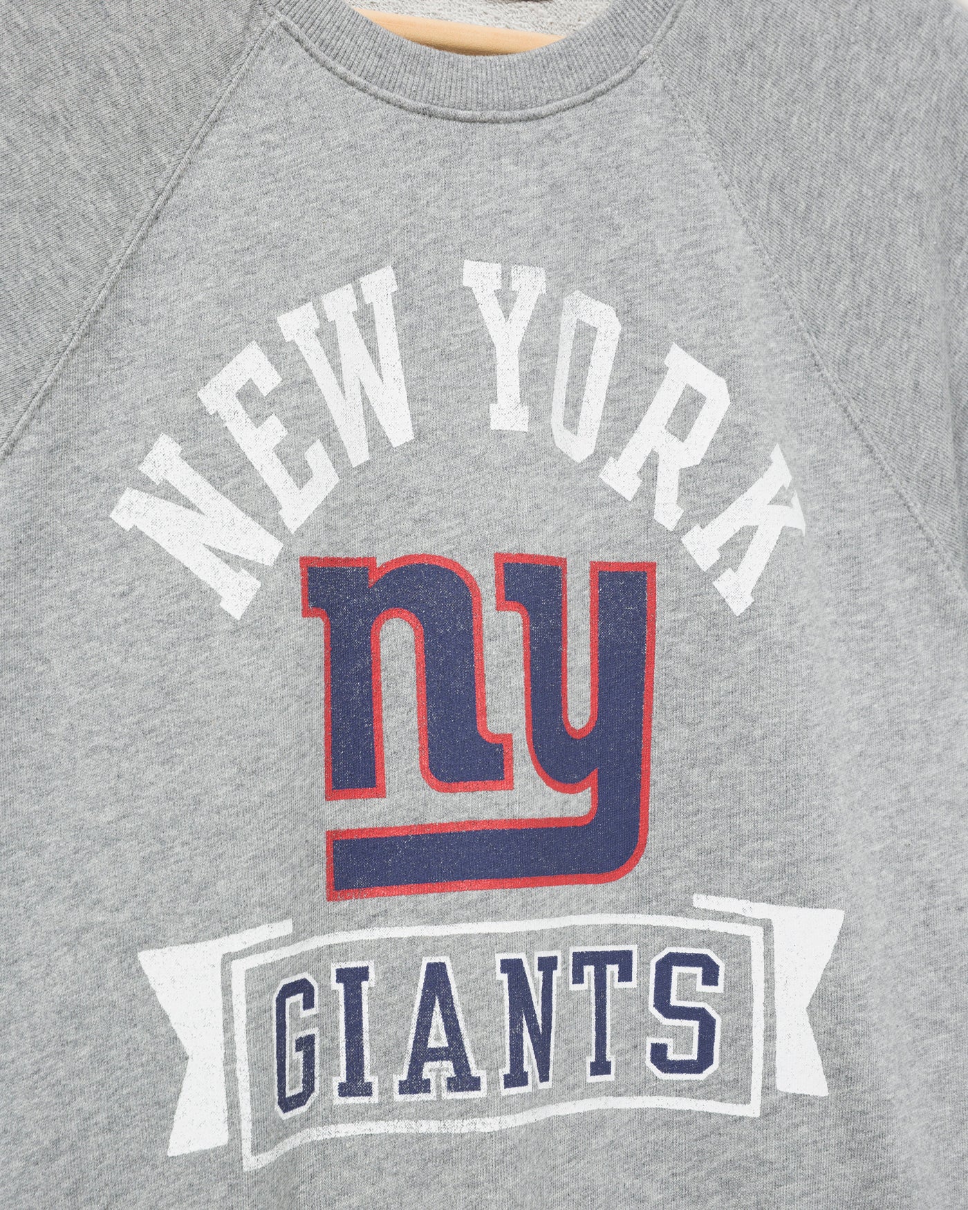 Women's New York Giants Raglan Fleece Tank - Image 3