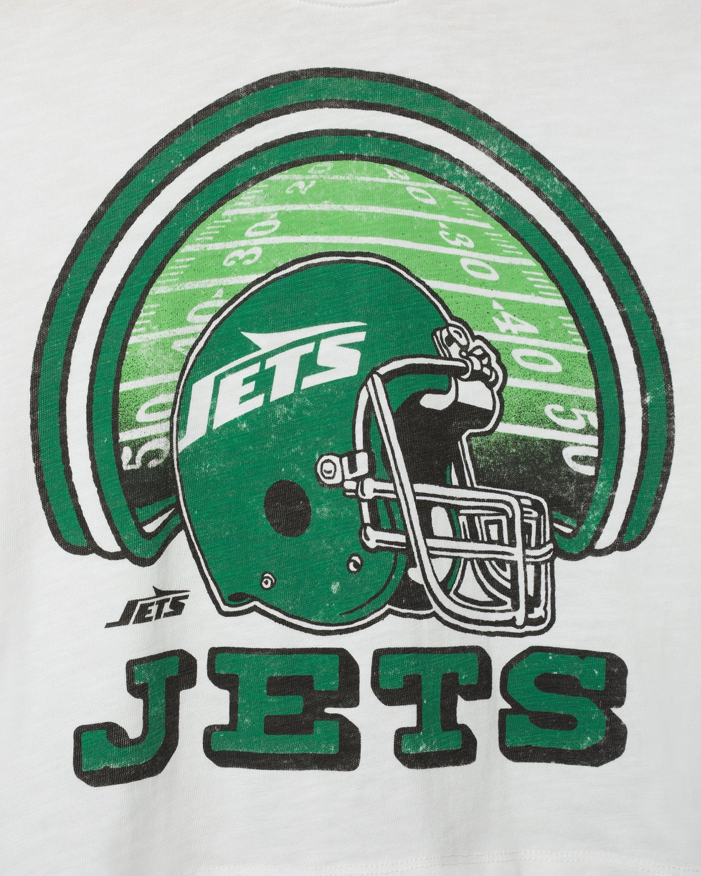 Women's New York Jets Game Time Mock Neck Crop Tee - Image 5