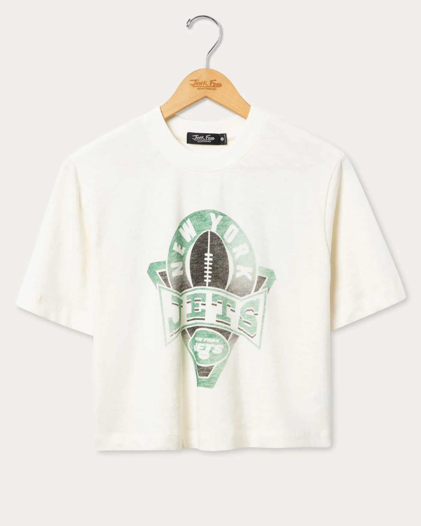 Women's New York Jets Mock Neck Crop Tee