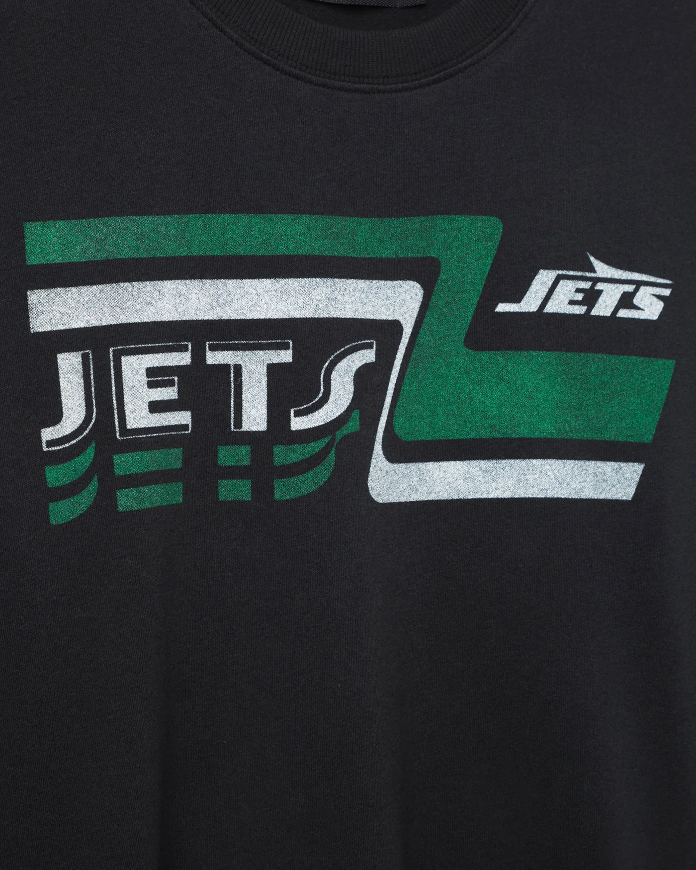 Women's New York Jets Retro Crop Fleece - Image 3