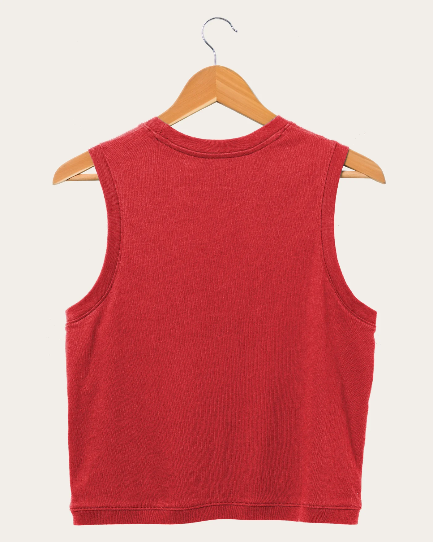 Women's NFL Kansas City Chiefs Rib Ringer Muscle Tank - Image 2