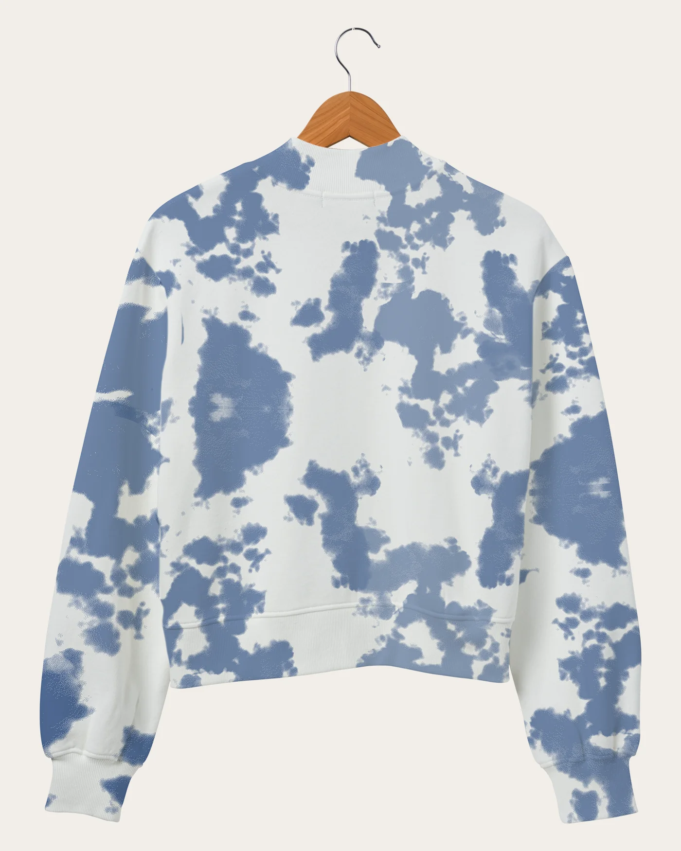 Women's NFL Los Angeles Rams Tie Dye Mock Neck Fleece - Image 3