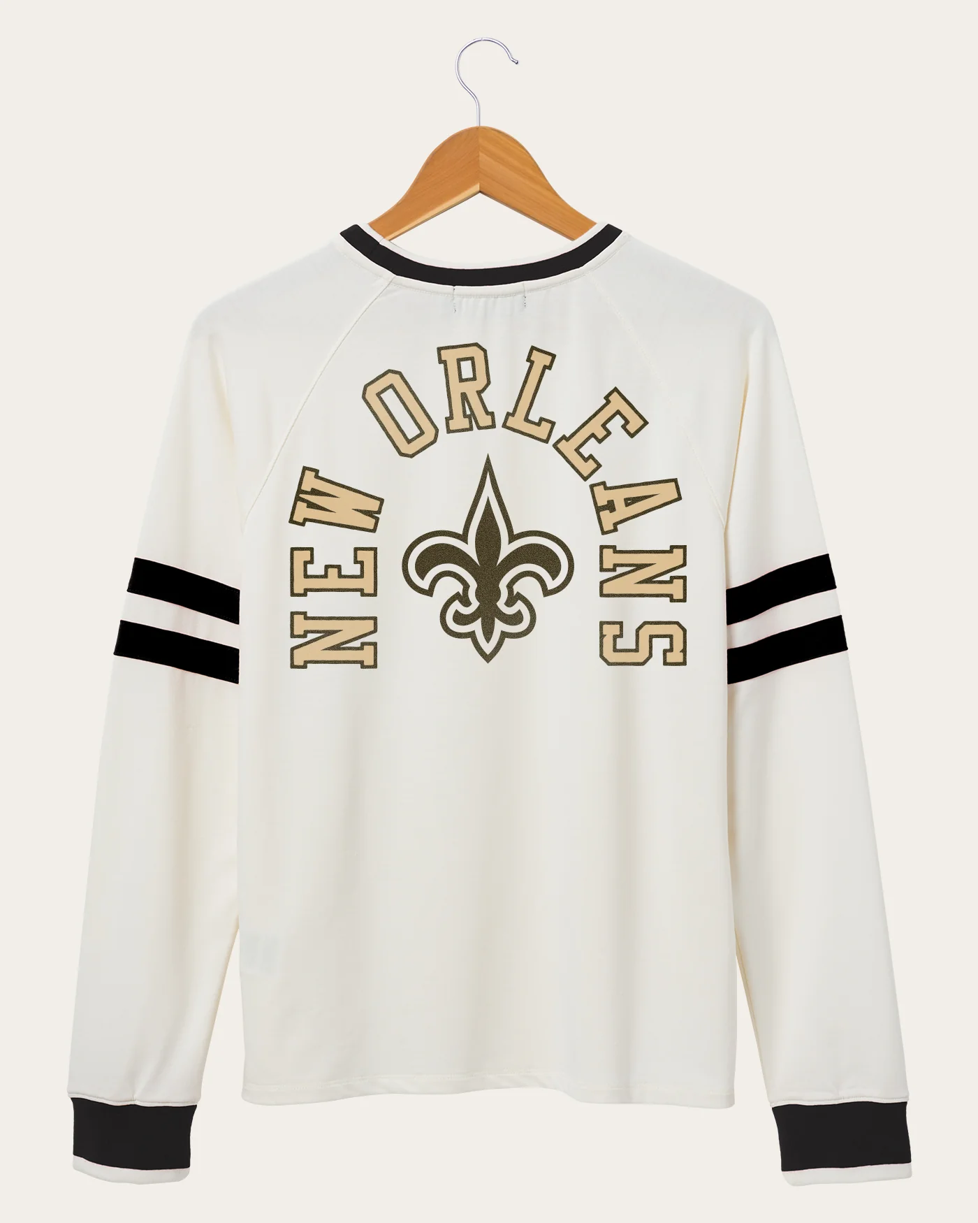 Women's NFL New Orleans Saints Long Sleeve Football Crew - Image 3