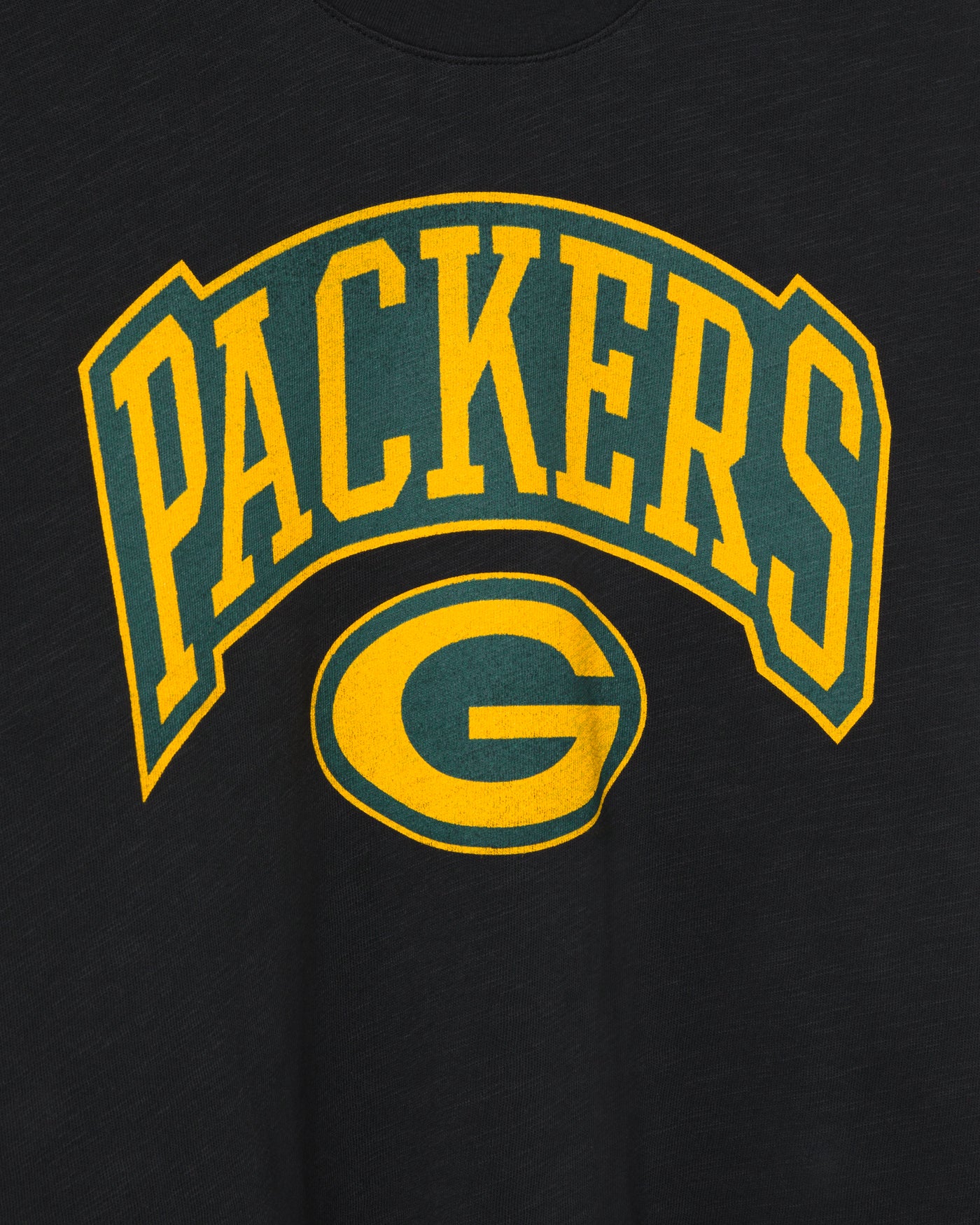 Women's Green Bay Packers Blitz Mock Neck Crop Tee - Image 4