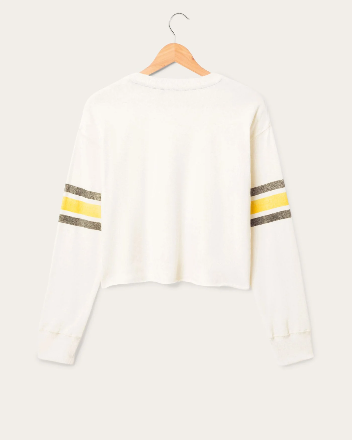 Women's Green Bay Packers Kickoff Crop Crew Fleece - Image 3