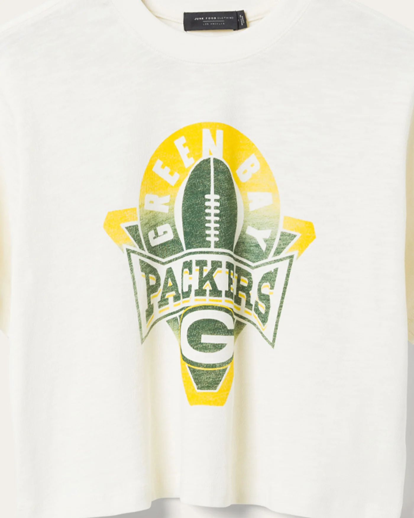 Women's Packers Mock Neck Crop Tee - Image 5