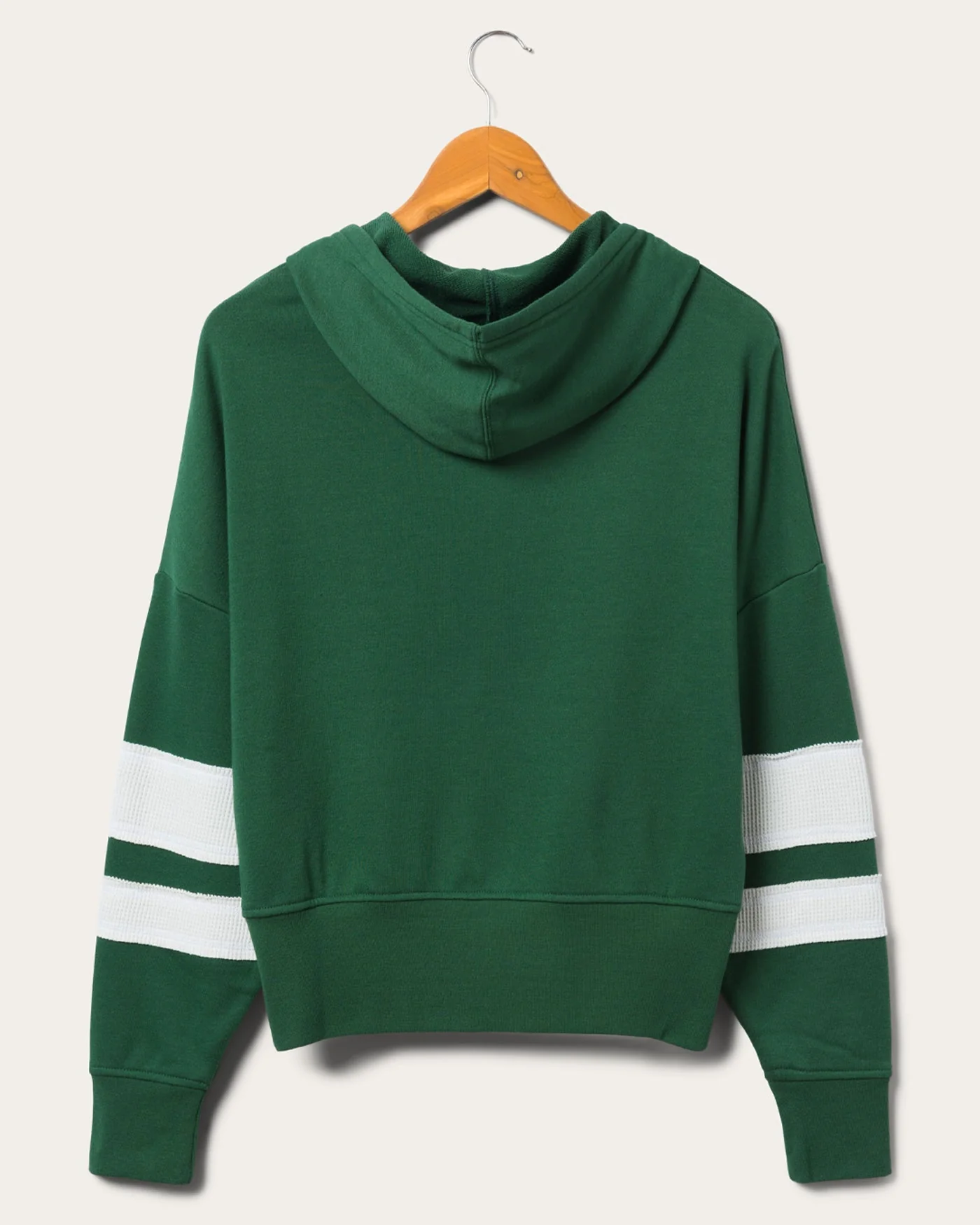 Women's Green Bay Packers Stripe Hoodie - Image 4