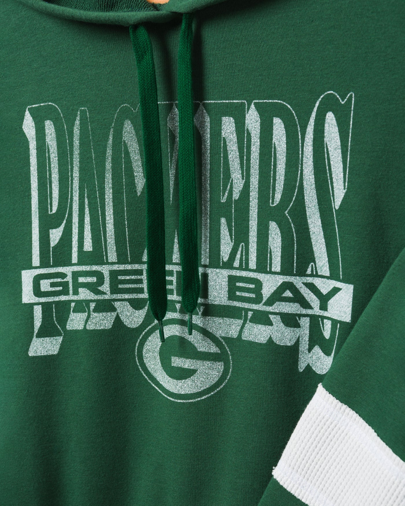 Women's Green Bay Packers Stripe Hoodie - Image 5