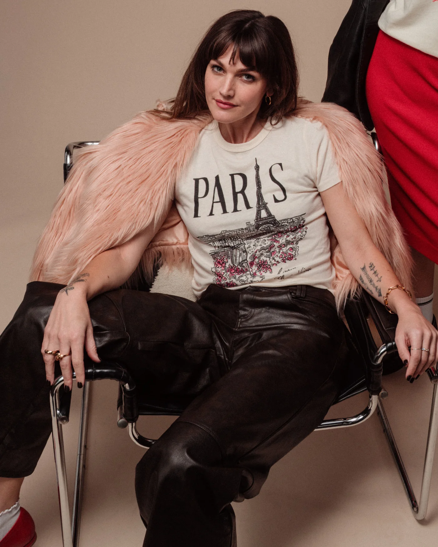 Women's Paris Room With a View Original Tee - Image 2