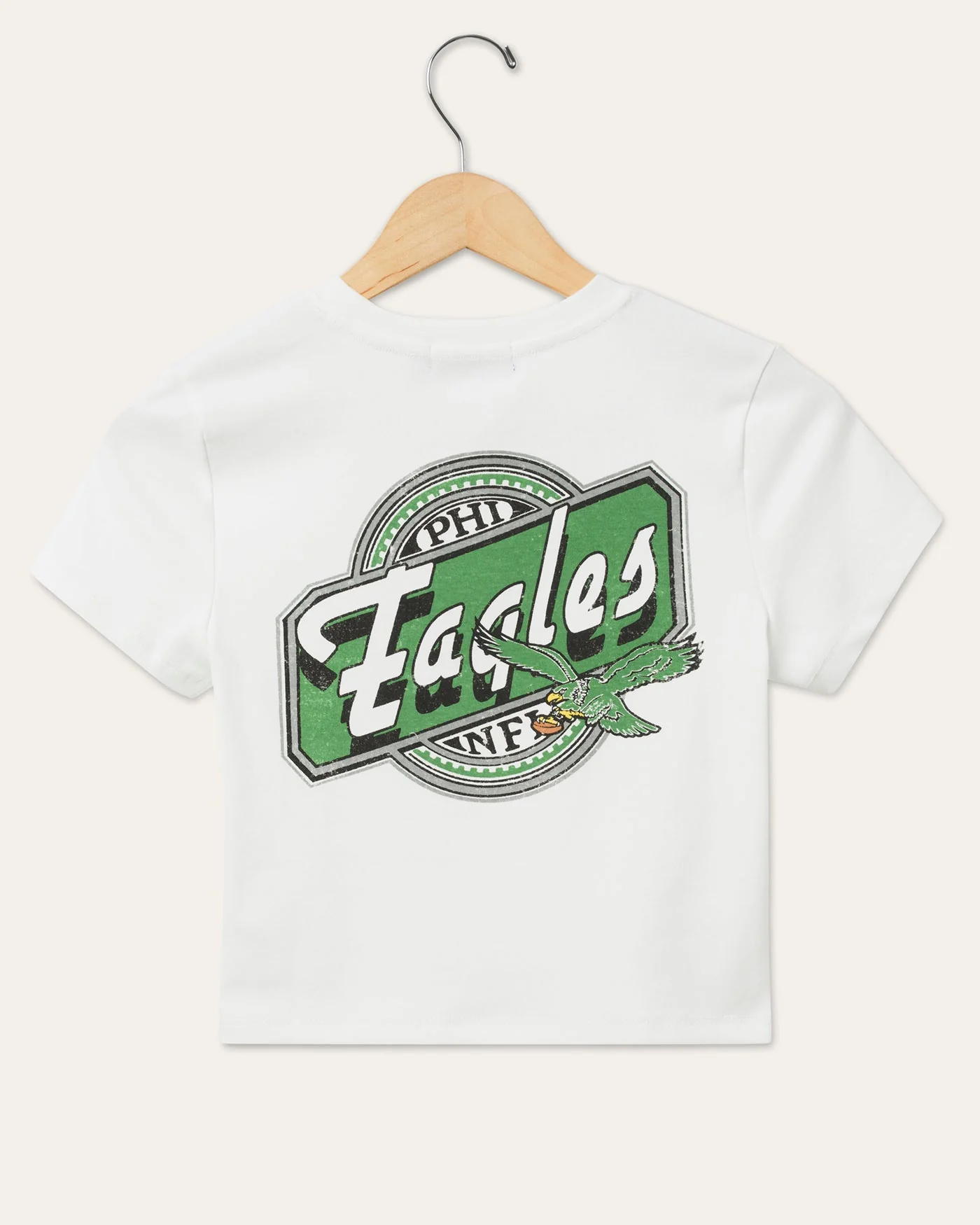 Women's Philadelphia Eagles Cheers Baby Tee - Image 2