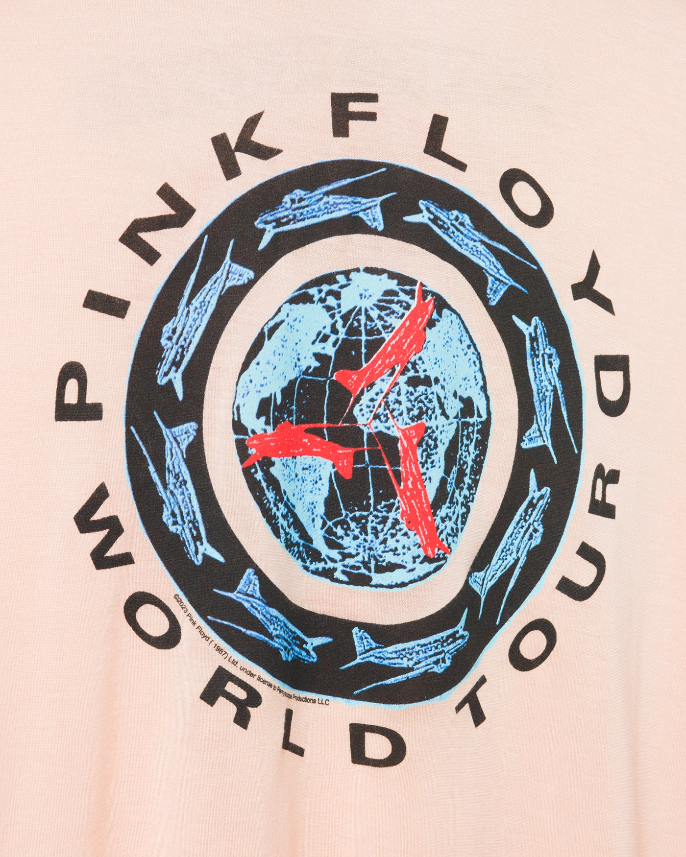Women's Pink Floyd Circle Vintage Tissue Tank - Image 5
