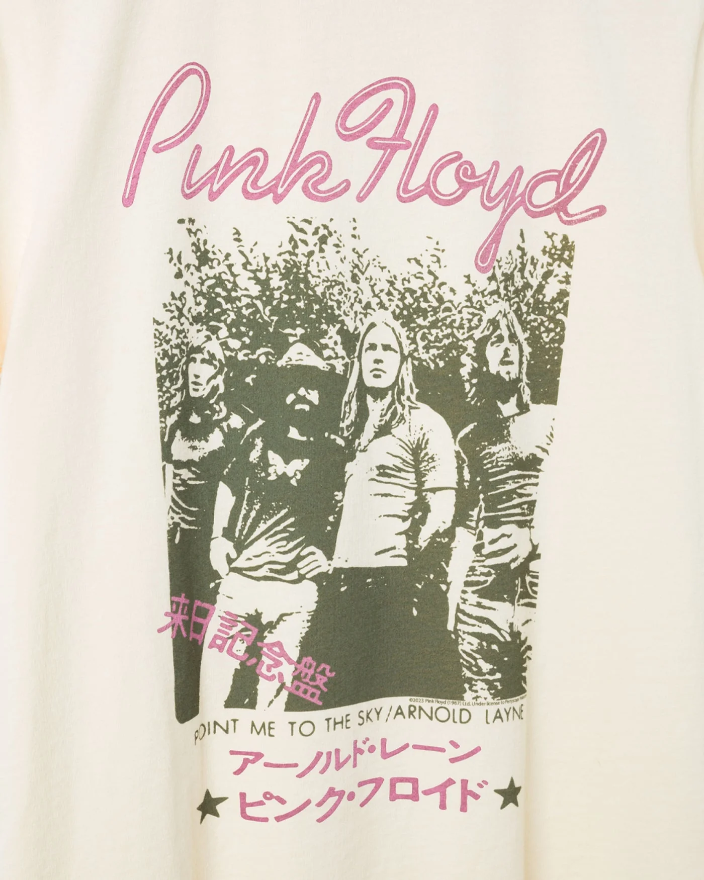 Women's Pink Floyd Point Me To The Sky Vintage Tee - Image 5