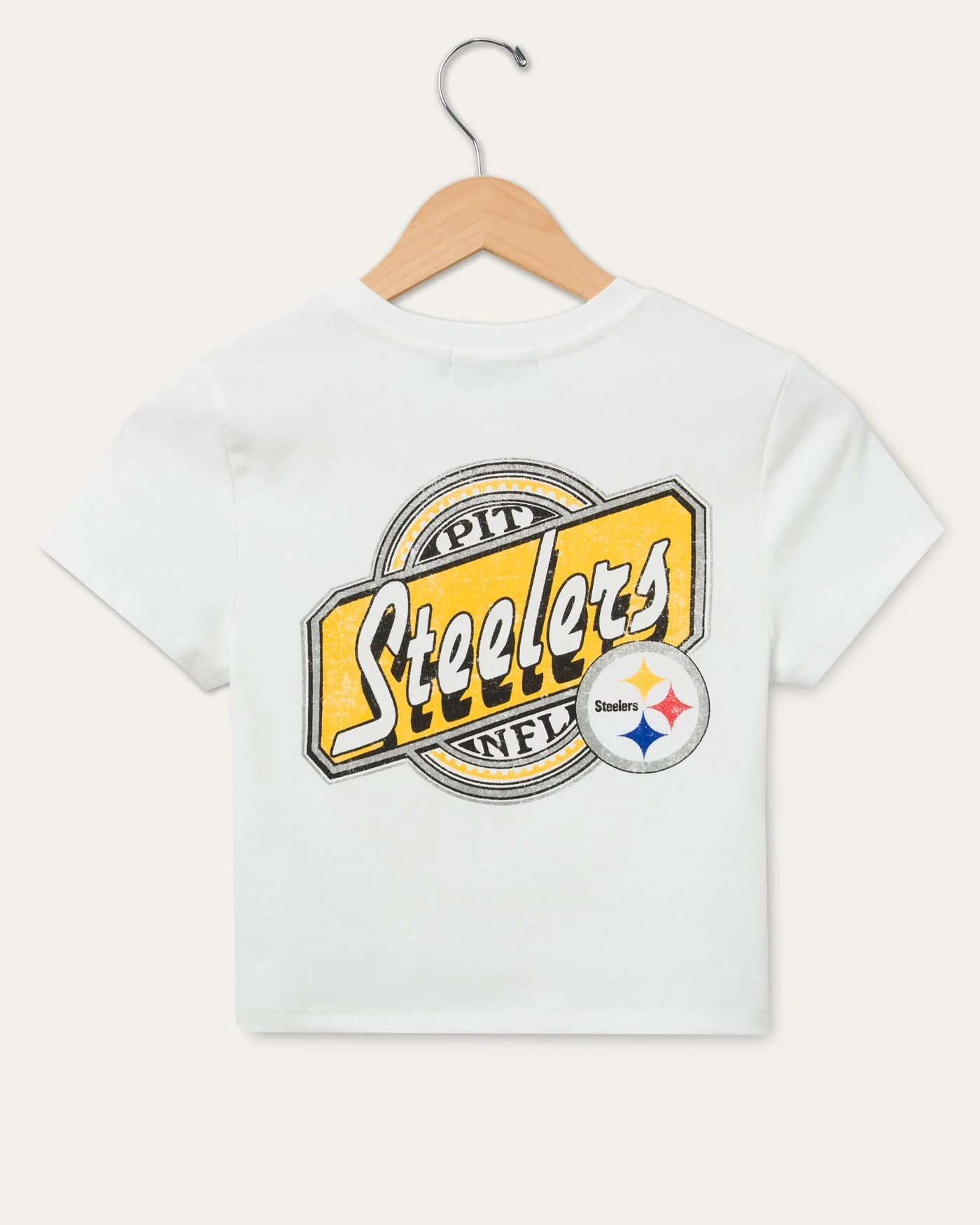 Women's Pittsburgh Steelers Cheers Baby Tee - Image 2