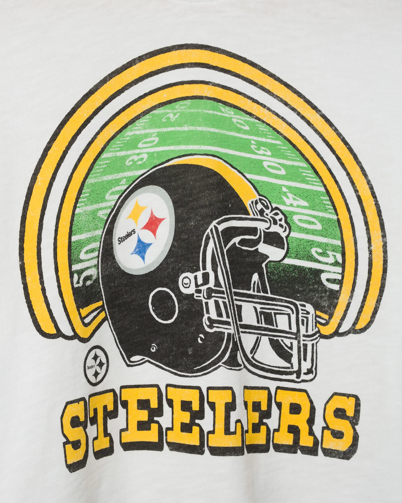 Women's Pittsburgh Steelers Game Time Mock Neck Crop Tee - Image 5