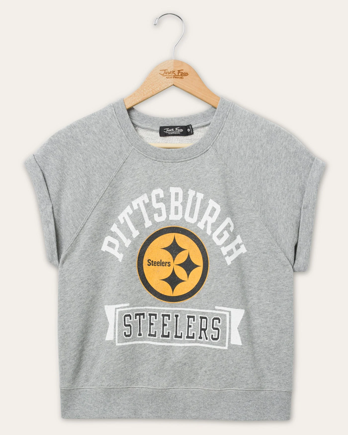 Women's Pittsburgh Steelers Raglan Fleece Tank