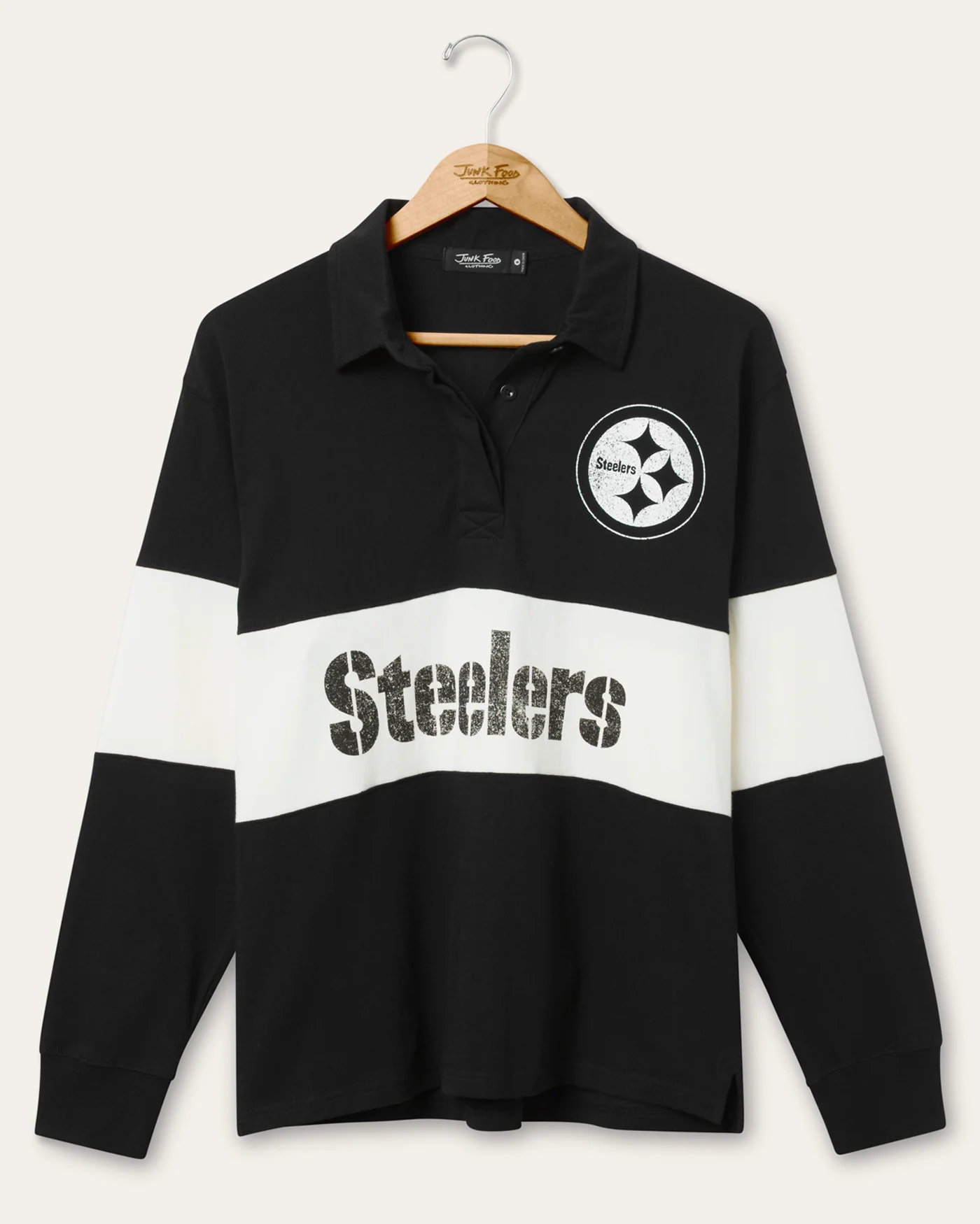Women's Pittsburgh Steelers Rugby Long Sleeve