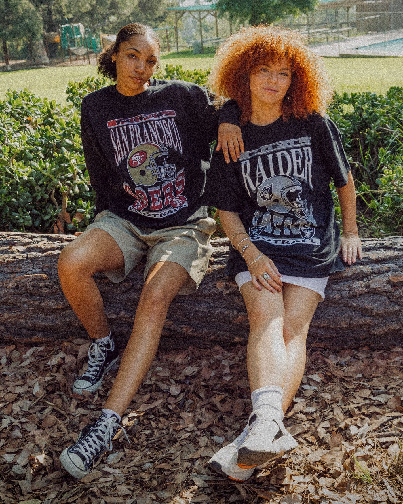 Women's Las Vegas Raiders Helmet Oversized Tee Dress - Image 2