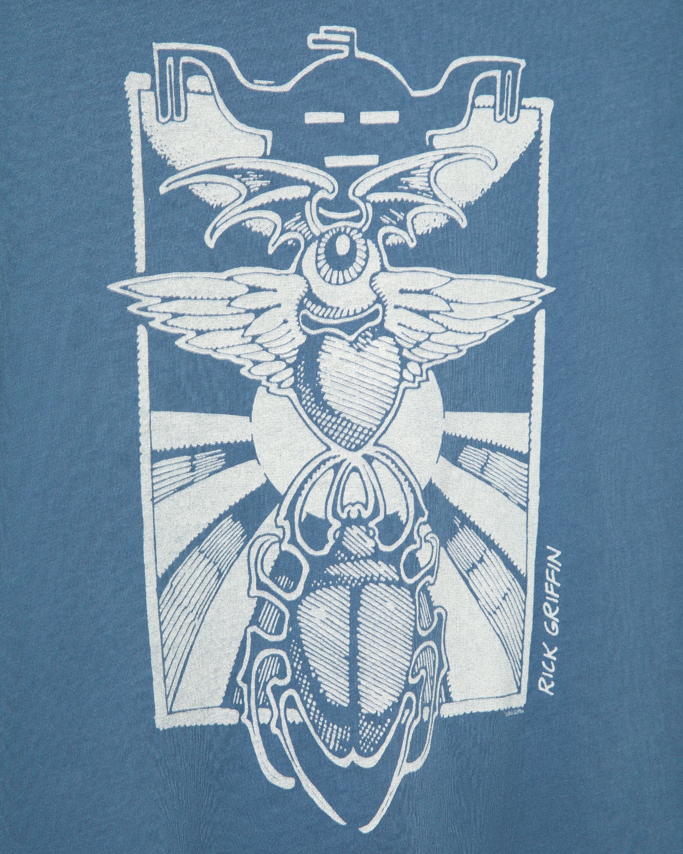 Women's Rick Griffin Eye Heart Beetle Easy Tee - Image 4