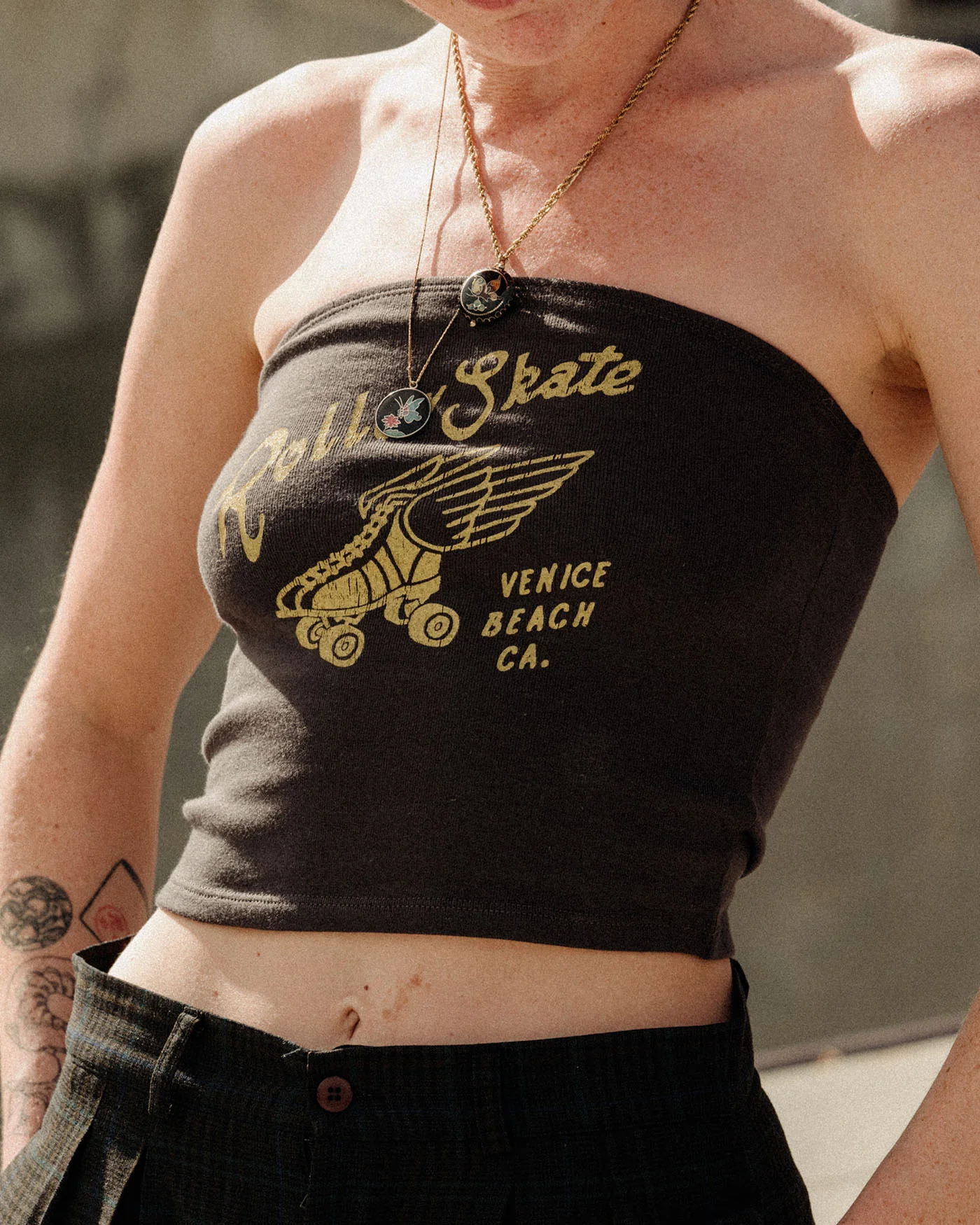 Women's Roller Skate Venice Beach Tube Top - Image 2
