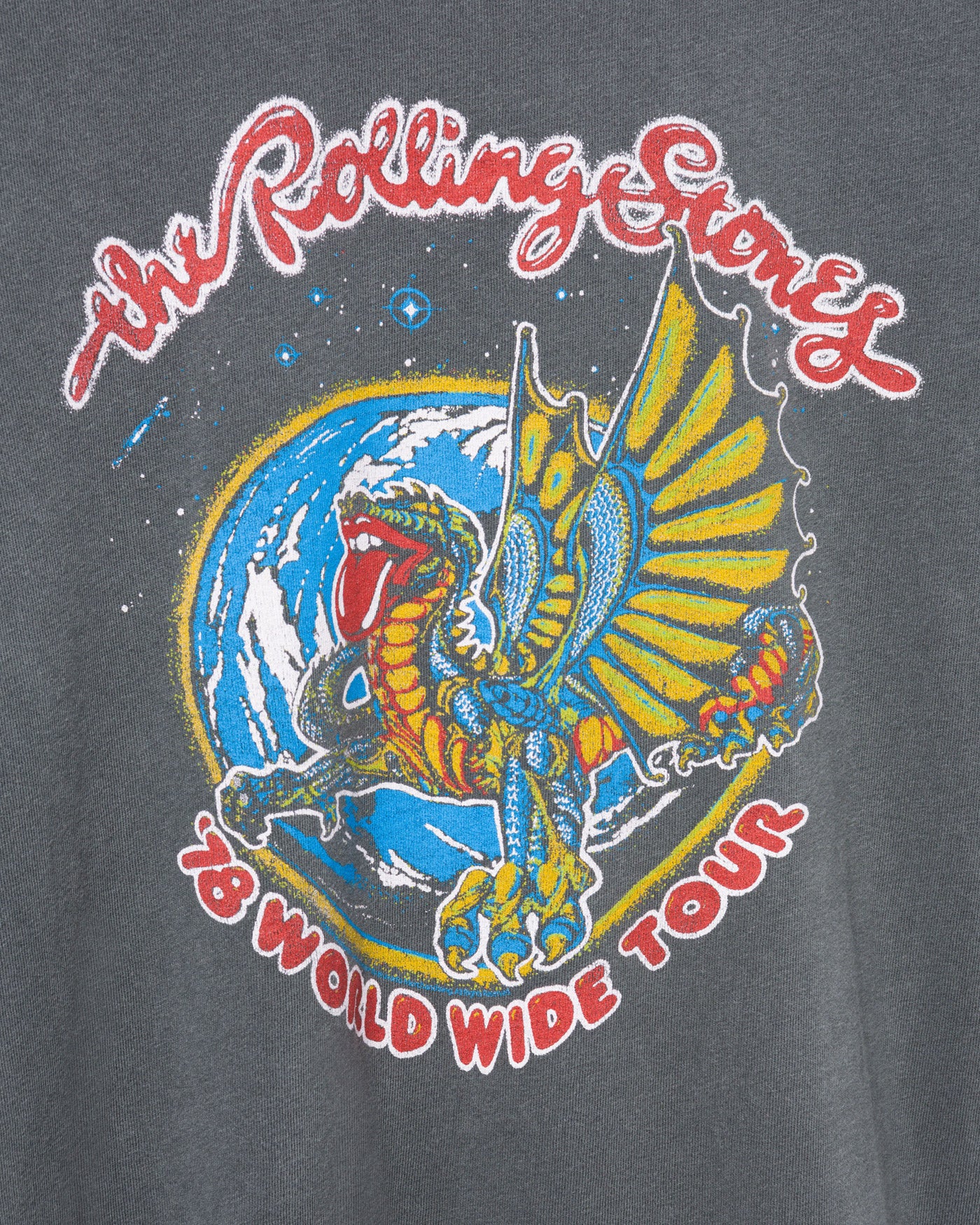 Women's The Rolling Stones '78 World Wide Tour Vintage Tee - Image 5