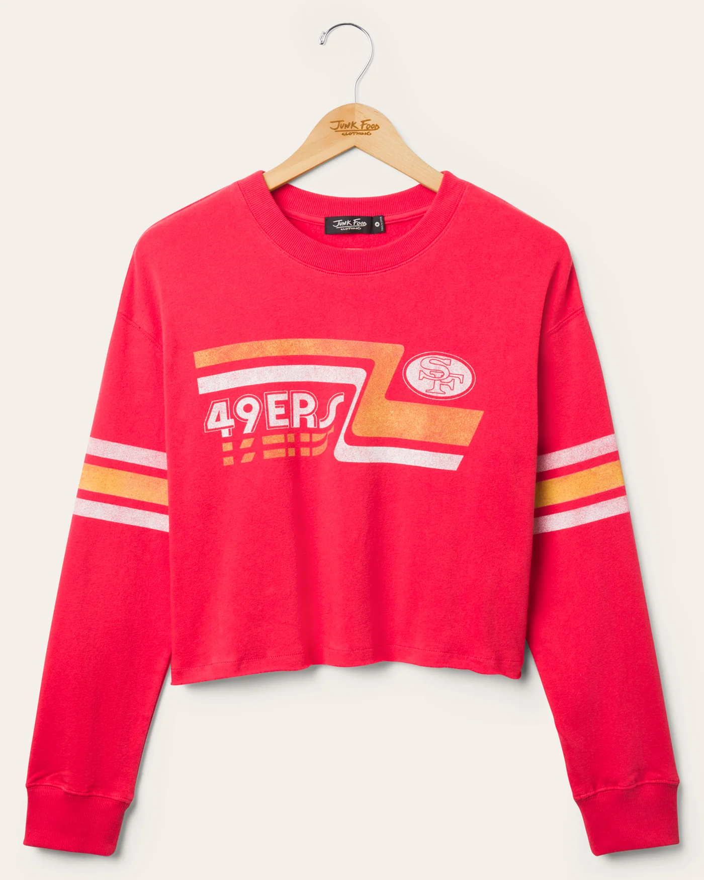 Women's San Francisco 49ers Retro Crop Fleece