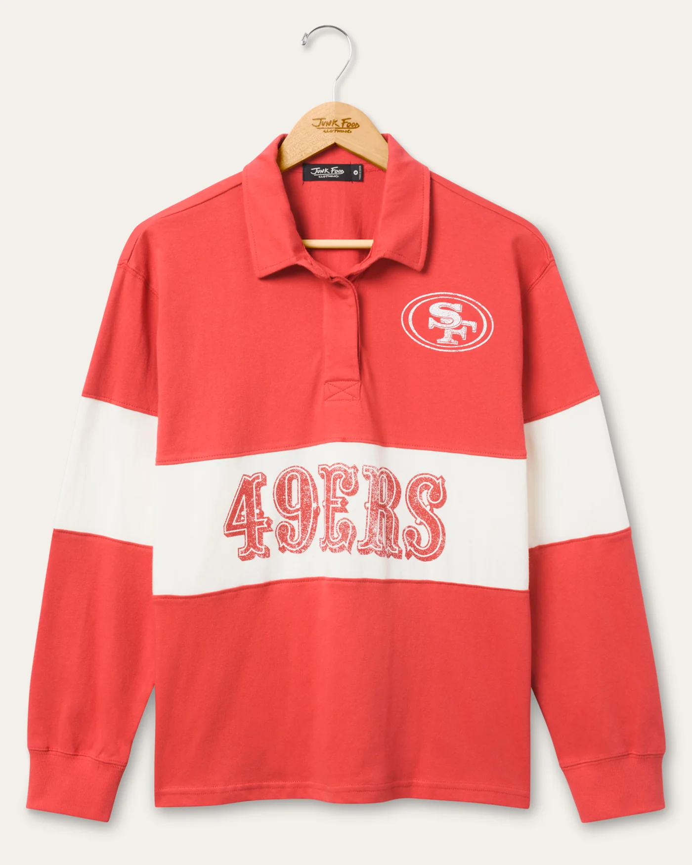 Women's San Francisco 49ers Rugby Long Sleeve