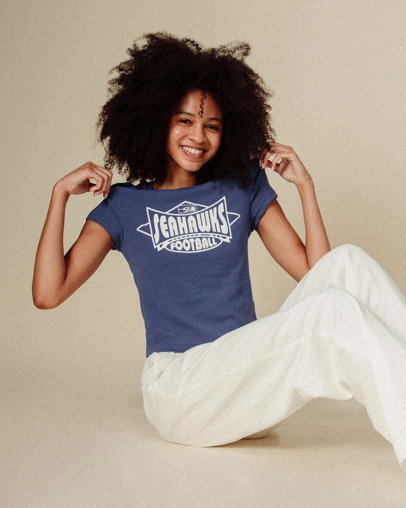 Women's Seattle Seahawks Baby Tee - Image 2