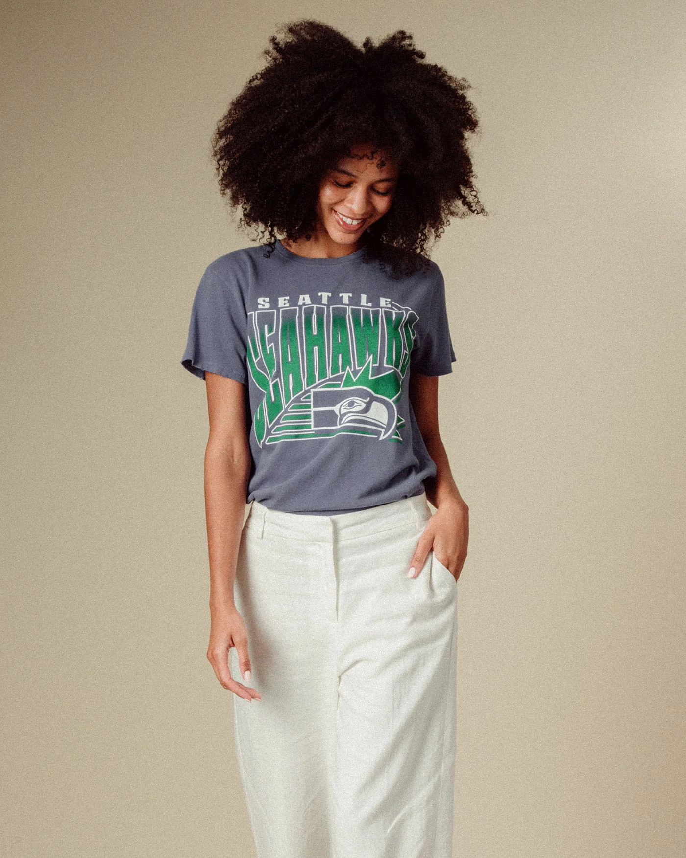 Women's Seattle Seahawks Vintage Tee - Image 2