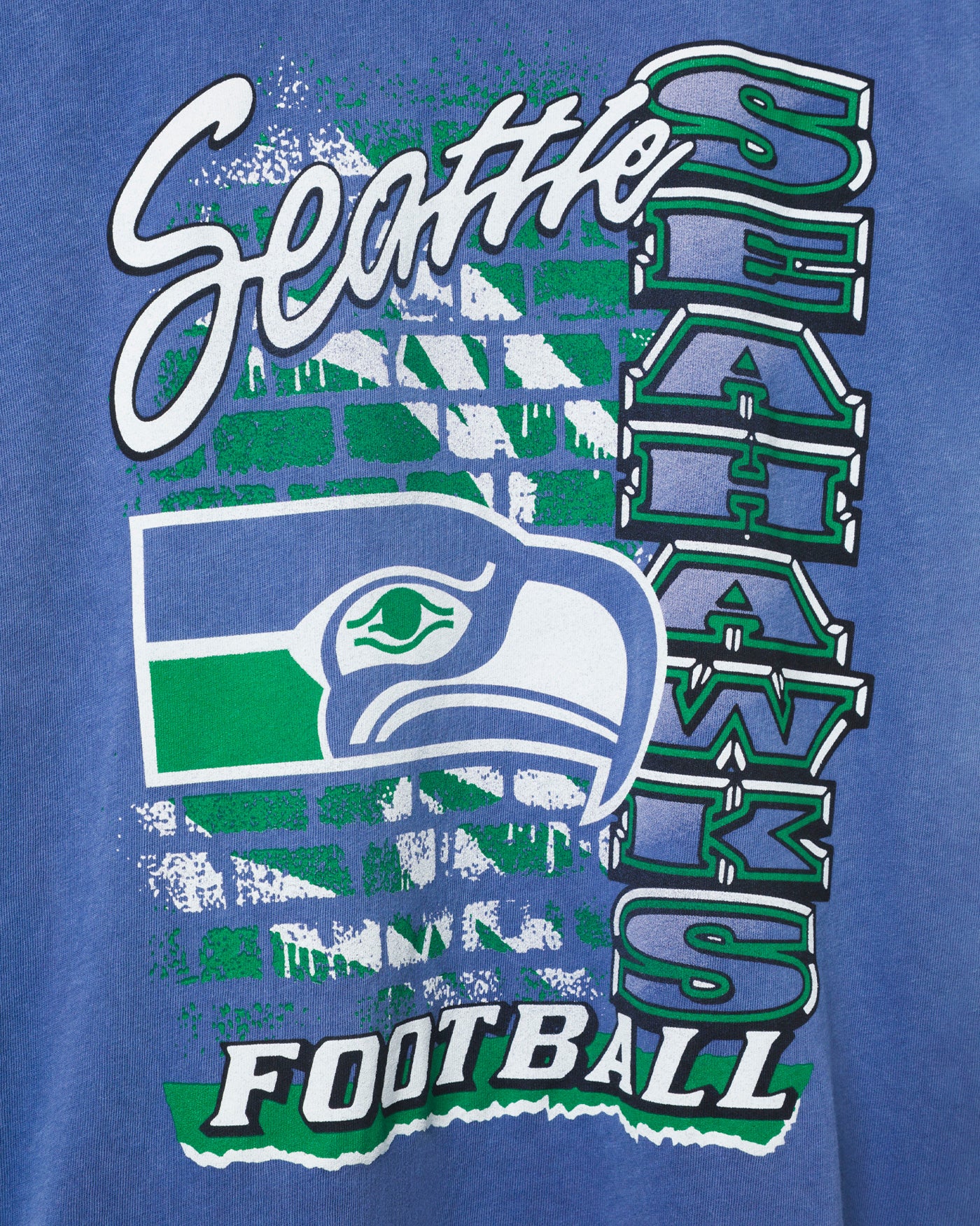 Women's Seattle Seahawks Brick Vintage Tee - Image 5