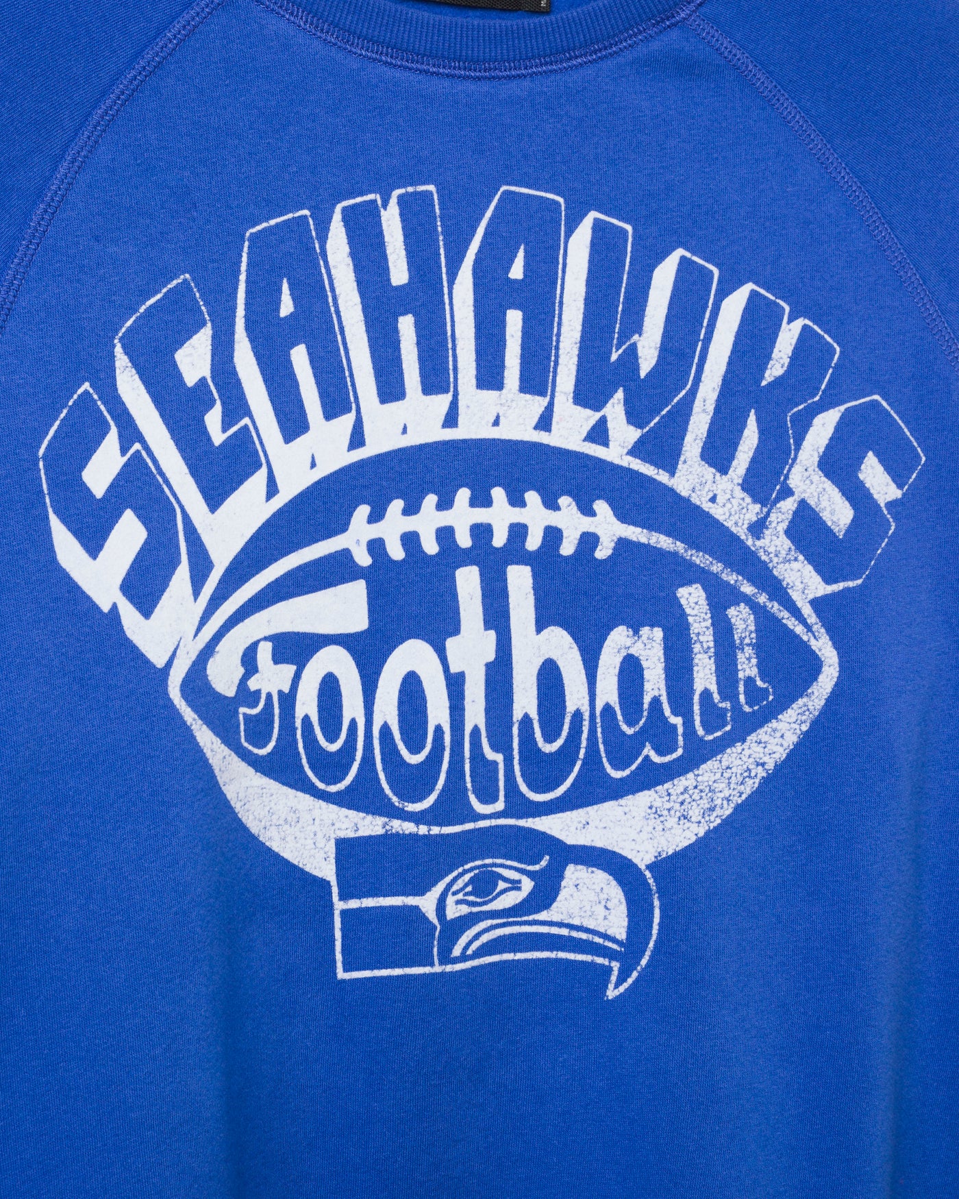 Women's Seattle Seahawks Football Raglan Crew Fleece - Image 3