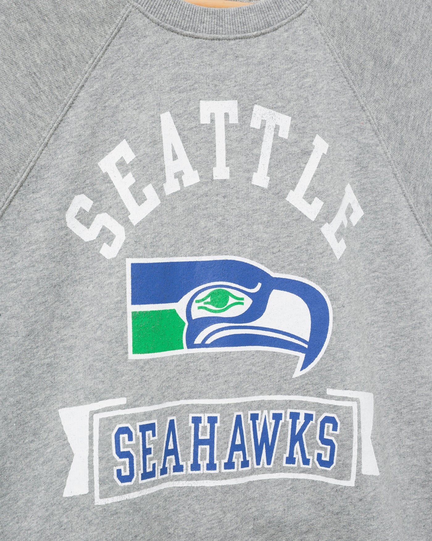 Women's Seattle Seahawks Raglan Fleece Tank - Image 5