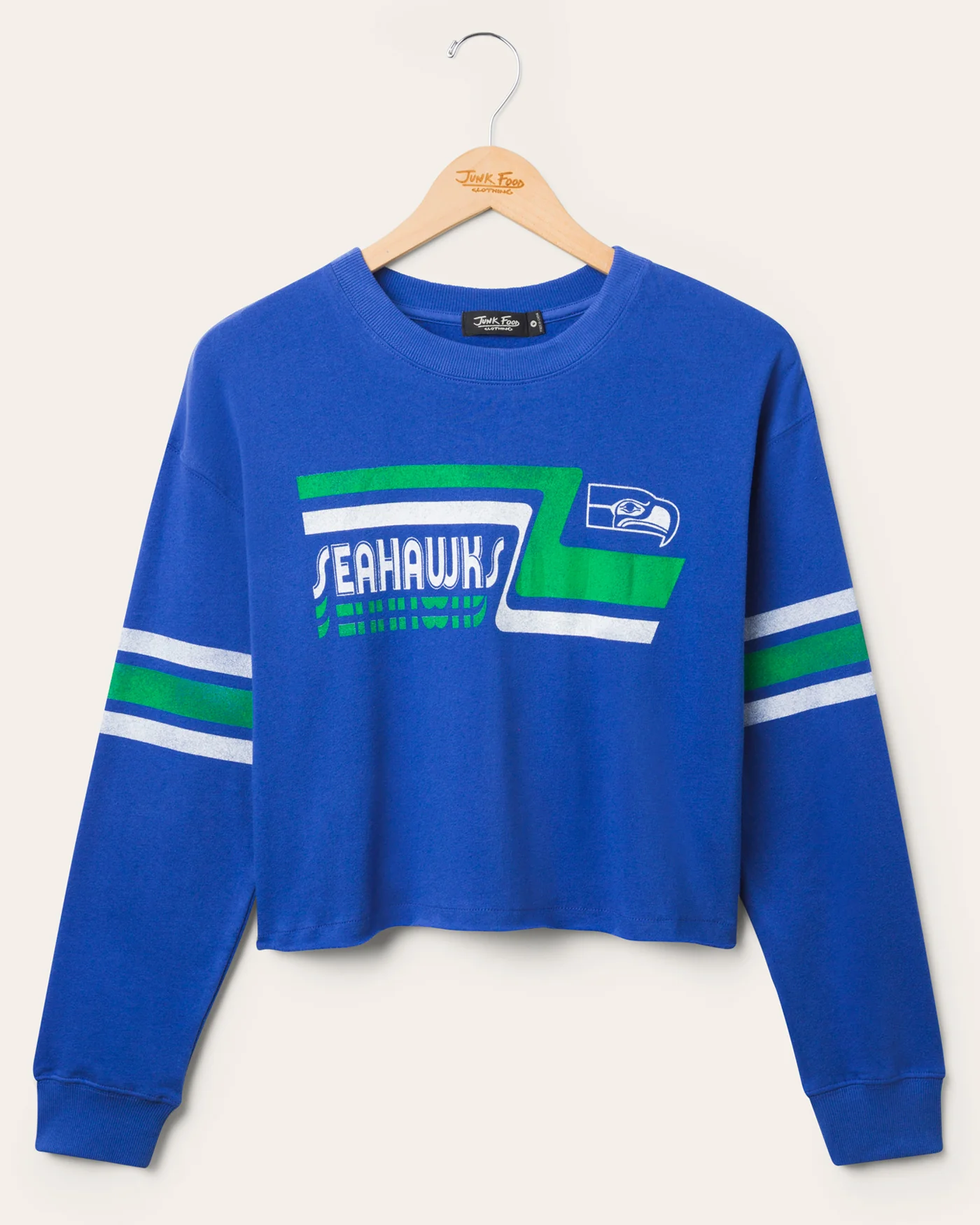 Women's Seattle Seahawks Retro Crop Fleece